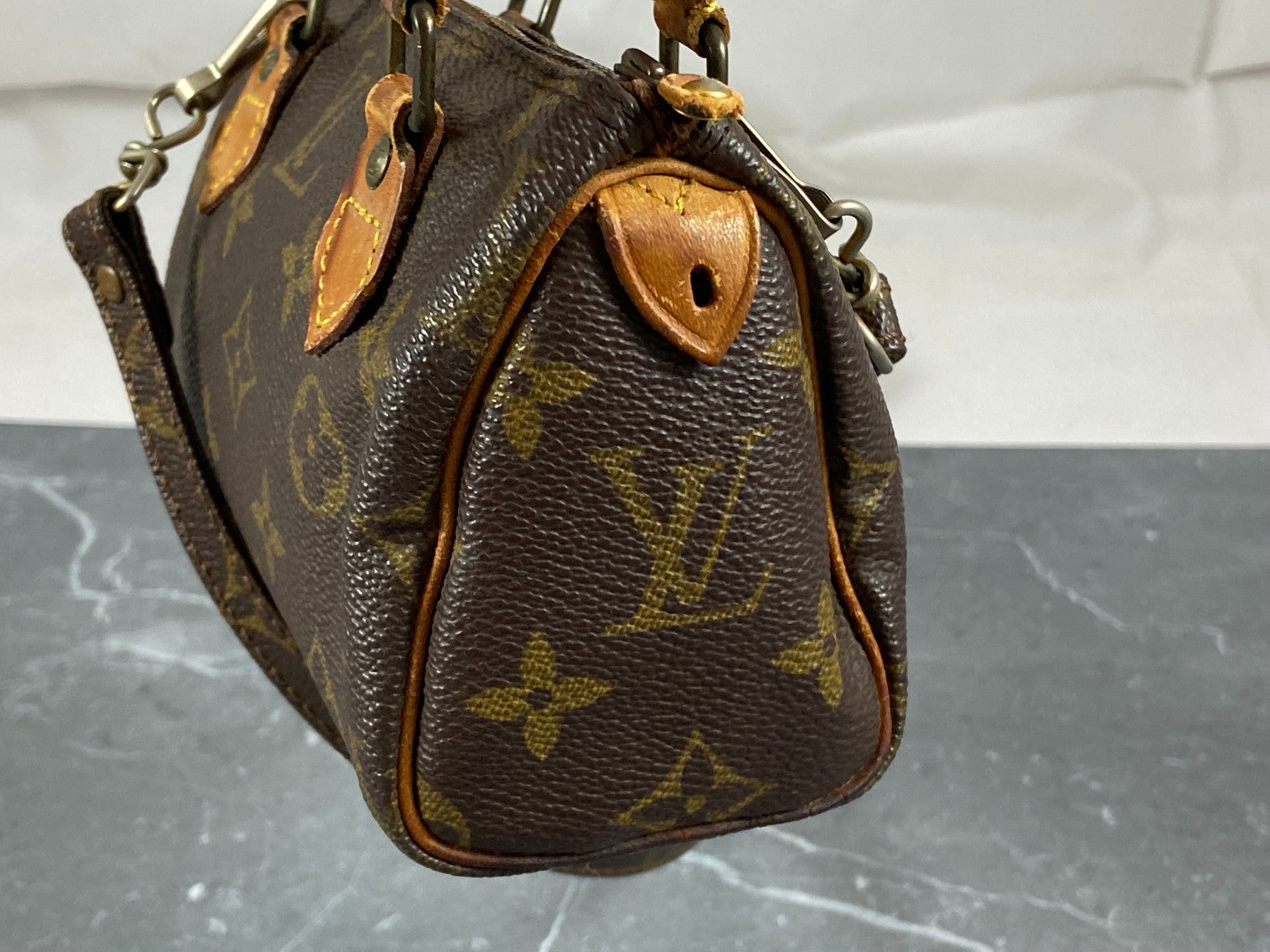 Louis Vuitton Speedy Crossbody Bag Monogram Canvas
