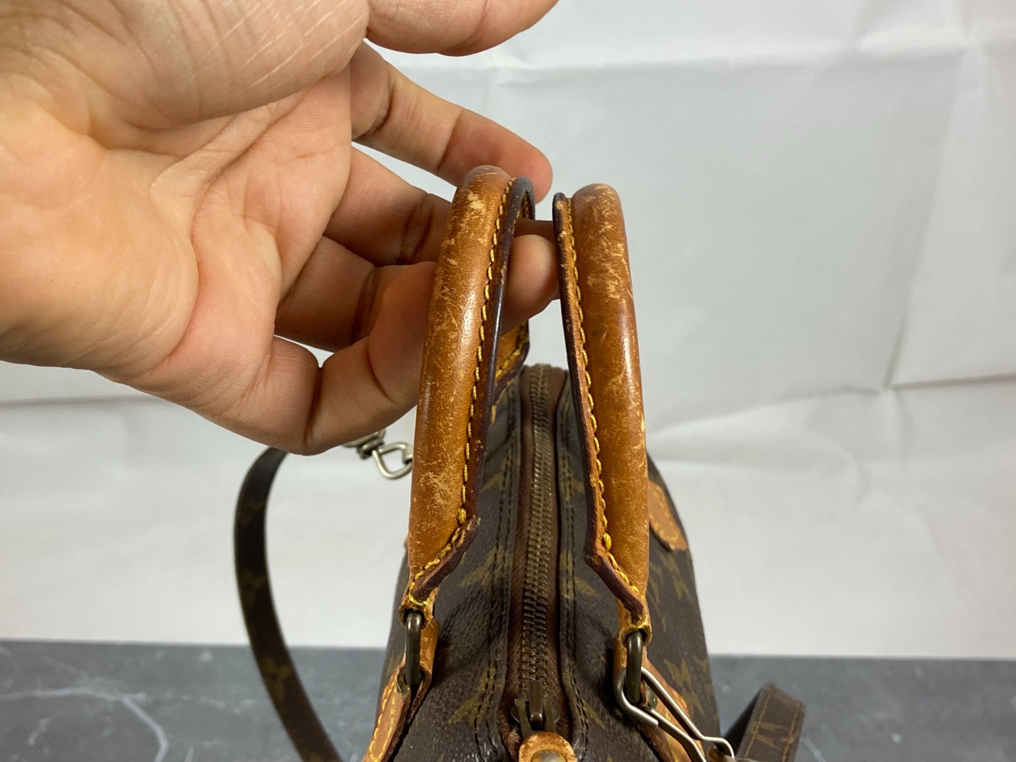 Louis Vuitton Speedy Crossbody Bag Monogram Canvas