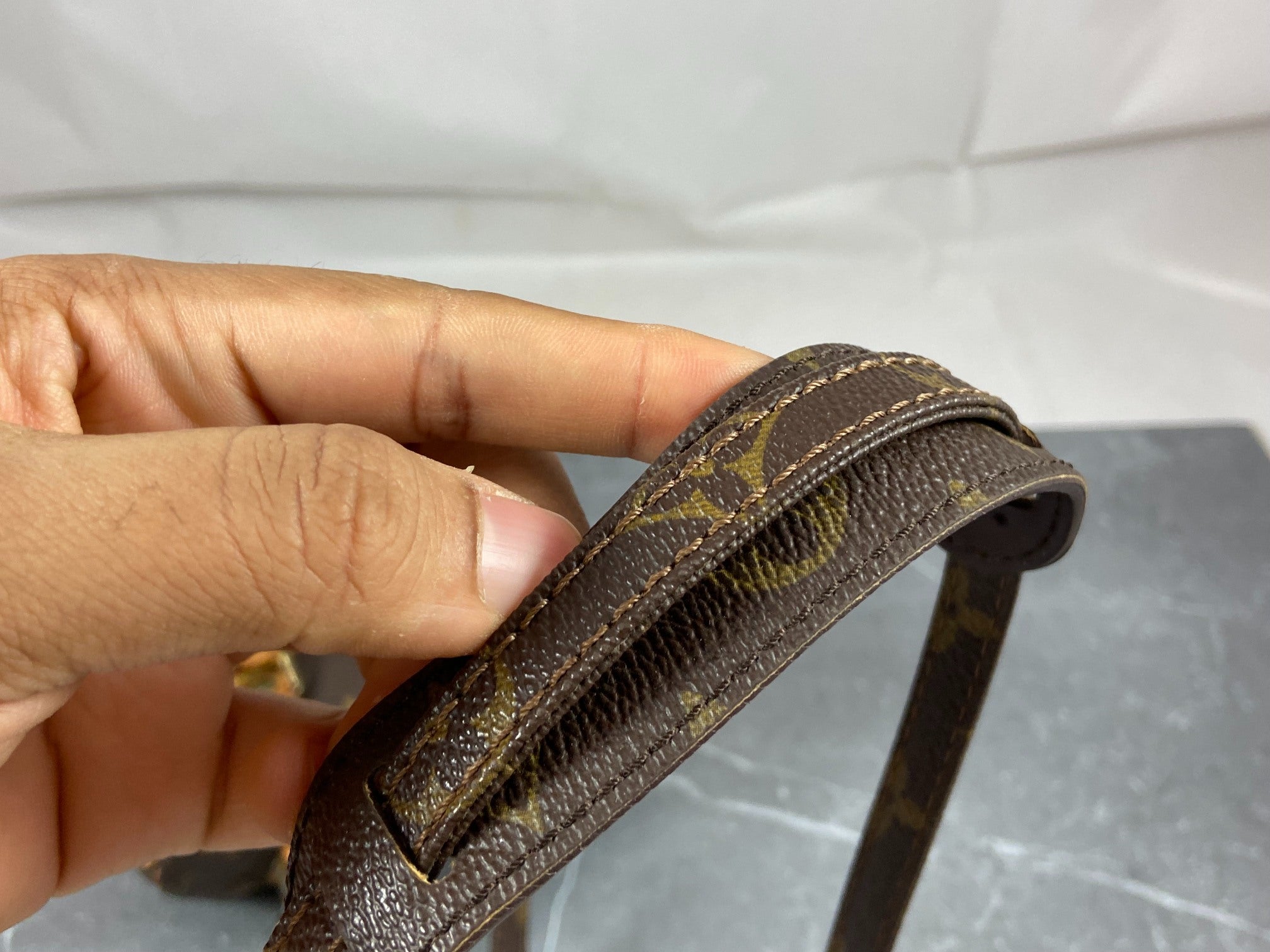 Louis Vuitton Speedy Crossbody Bag Monogram Canvas