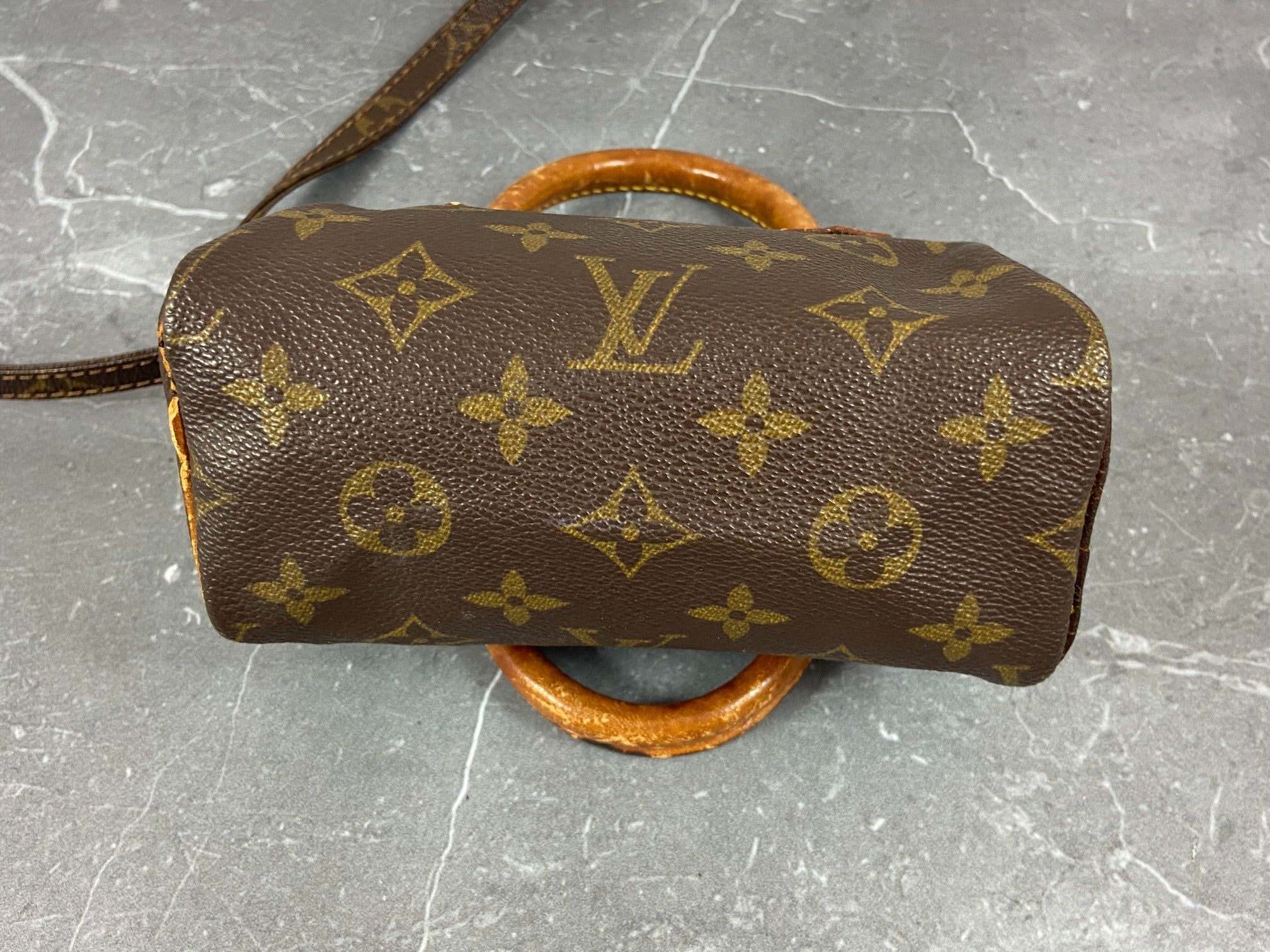 Louis Vuitton Speedy Crossbody Bag Monogram Canvas