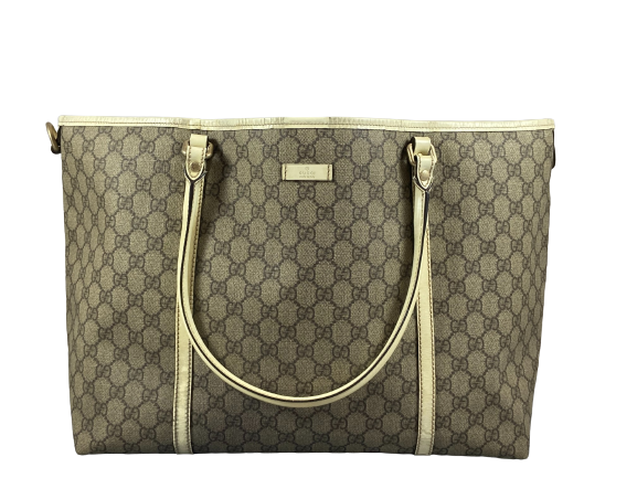 Gucci Hand / Shopper Bag Grey GG Supreme Canvas