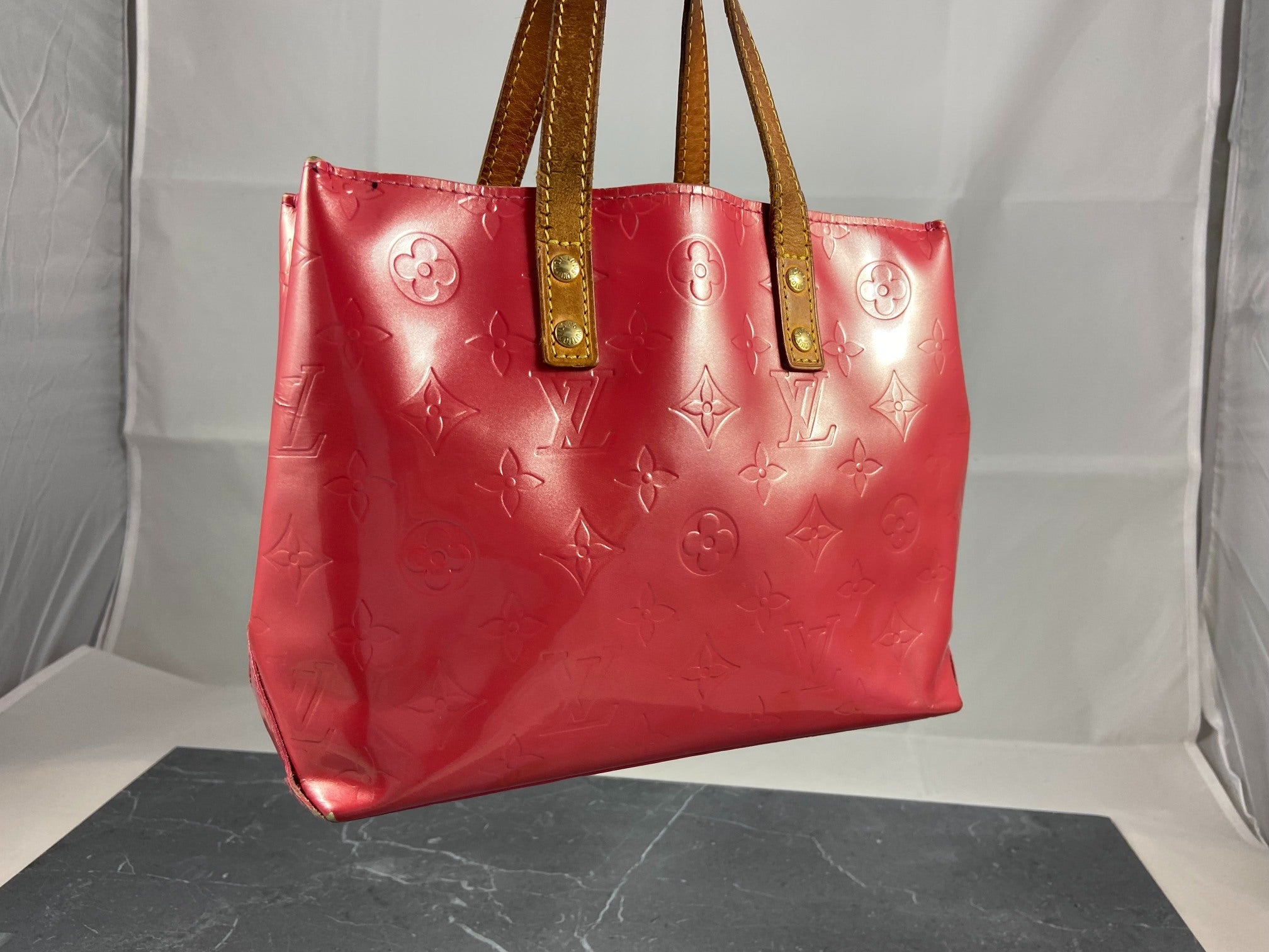 Louis Vuitton Reade PM Red Vernis Leather