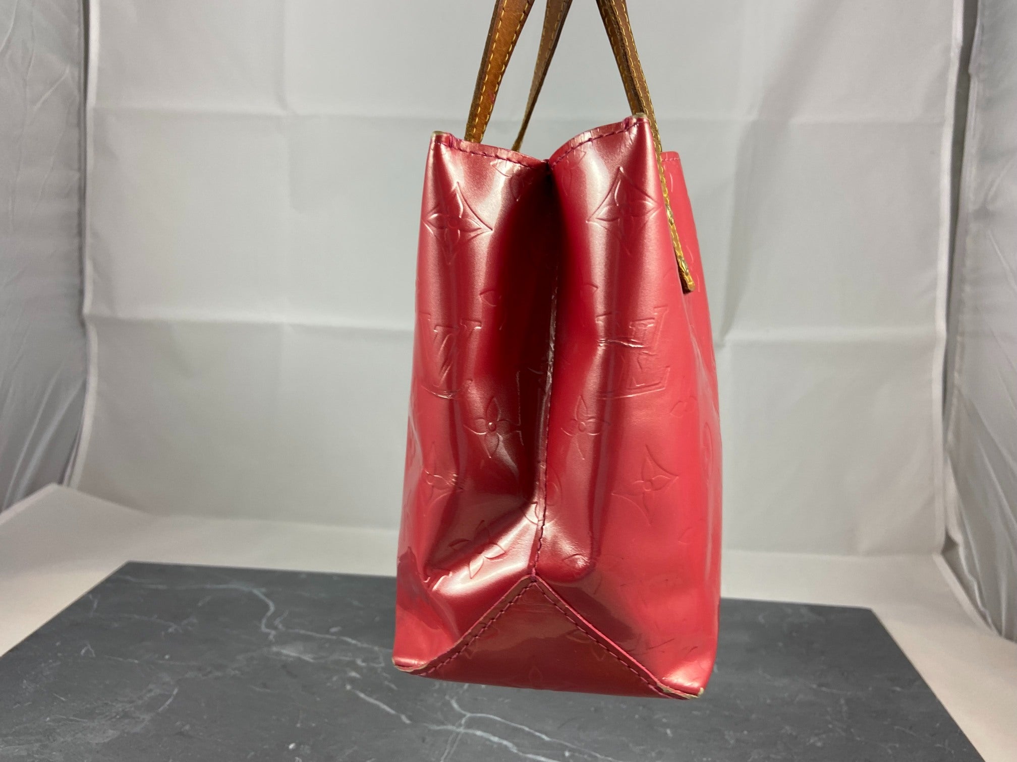Louis Vuitton Reade PM Red Vernis Leather