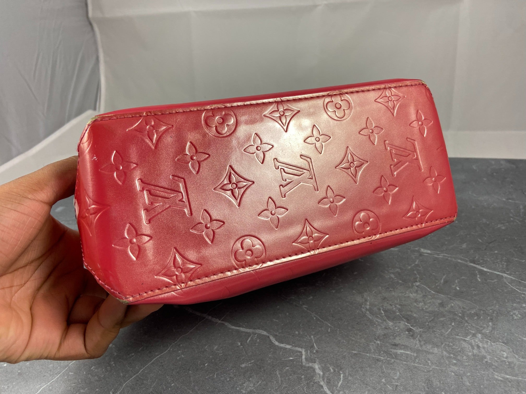 Louis Vuitton Reade PM Red Vernis Leather