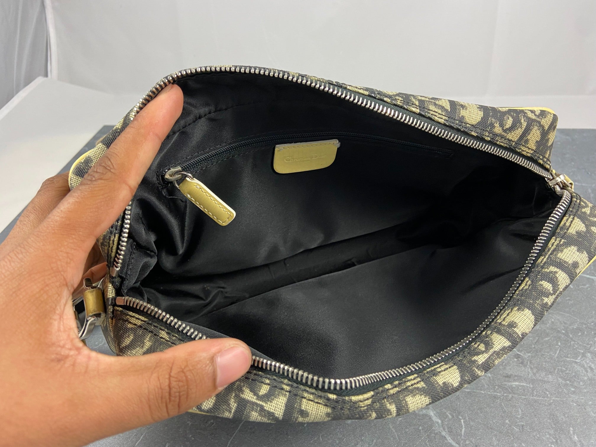 Christian Dior No. 2 Trotter Monogram Shoulder Bag