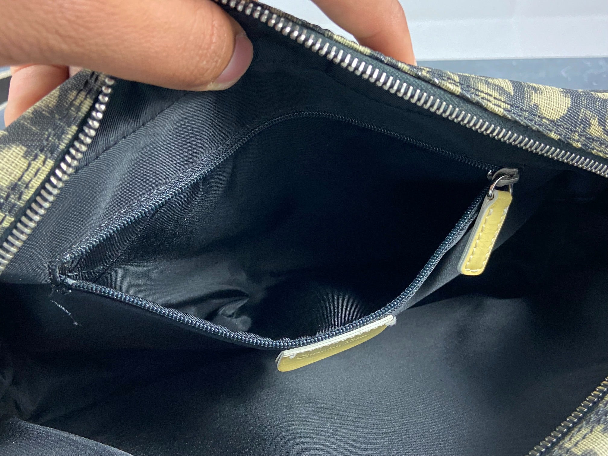 Christian Dior No. 2 Trotter Monogram Shoulder Bag