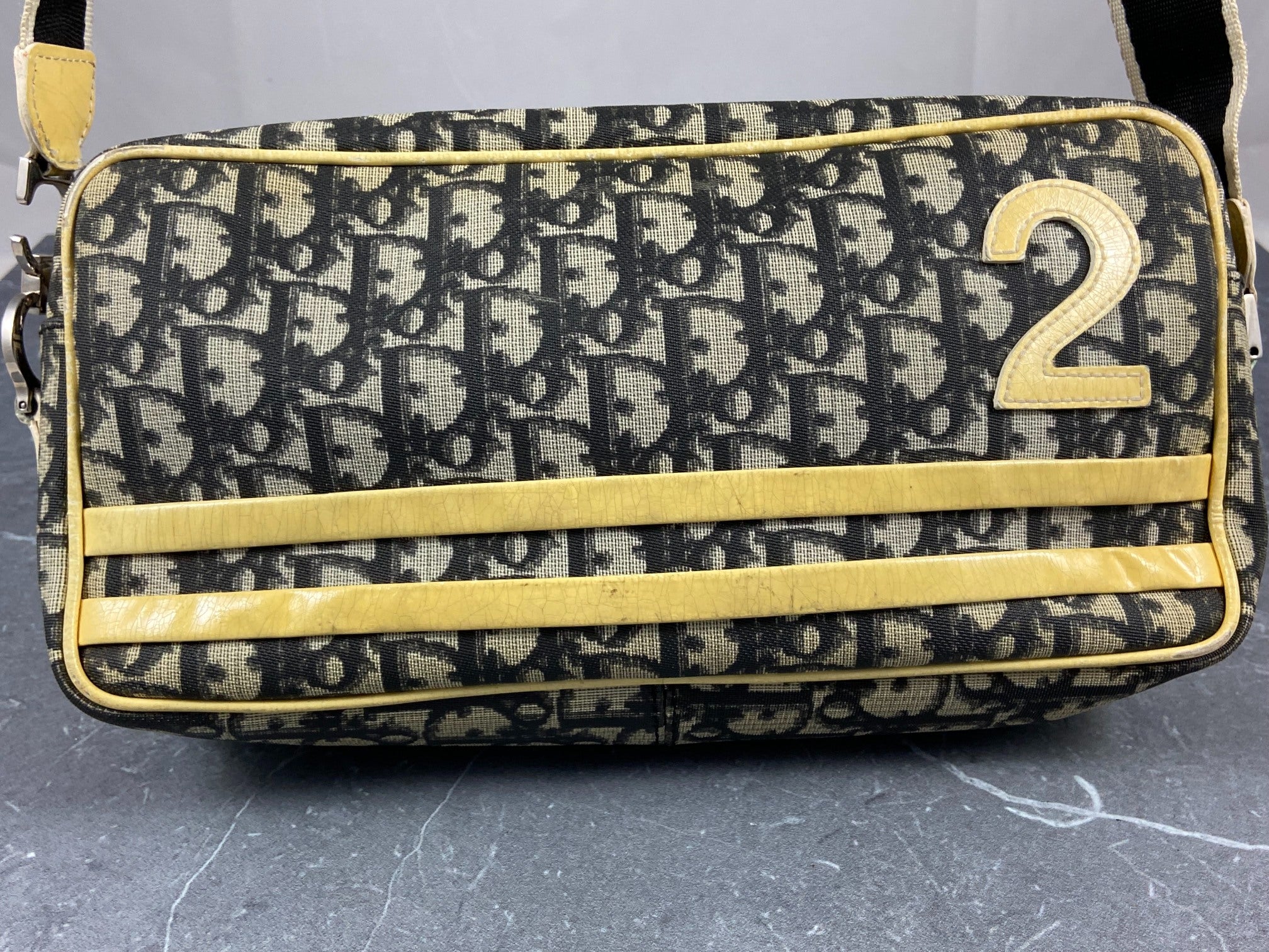 Christian Dior No. 2 Trotter Monogram Shoulder Bag