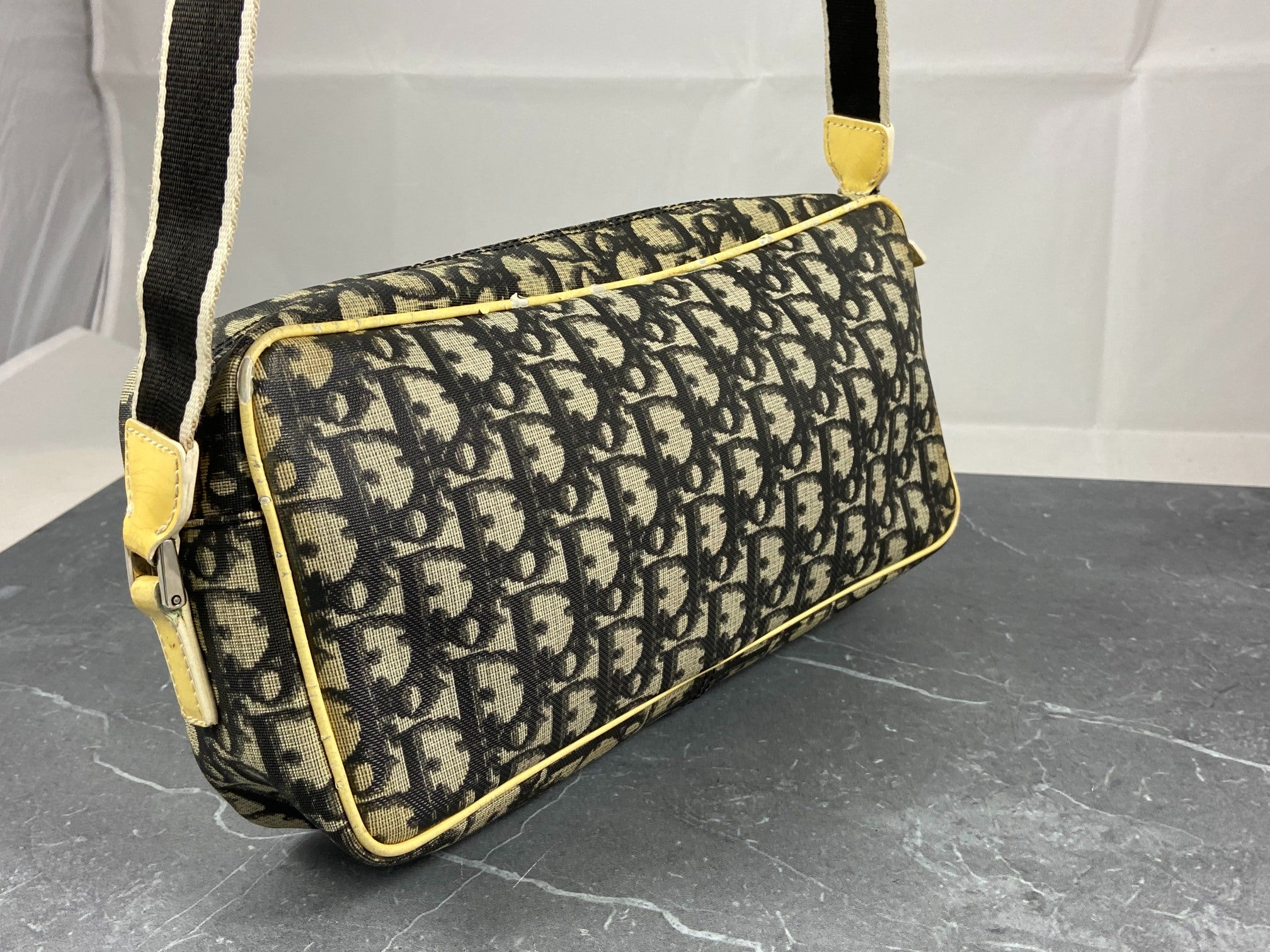 Christian Dior No. 2 Trotter Monogram Shoulder Bag