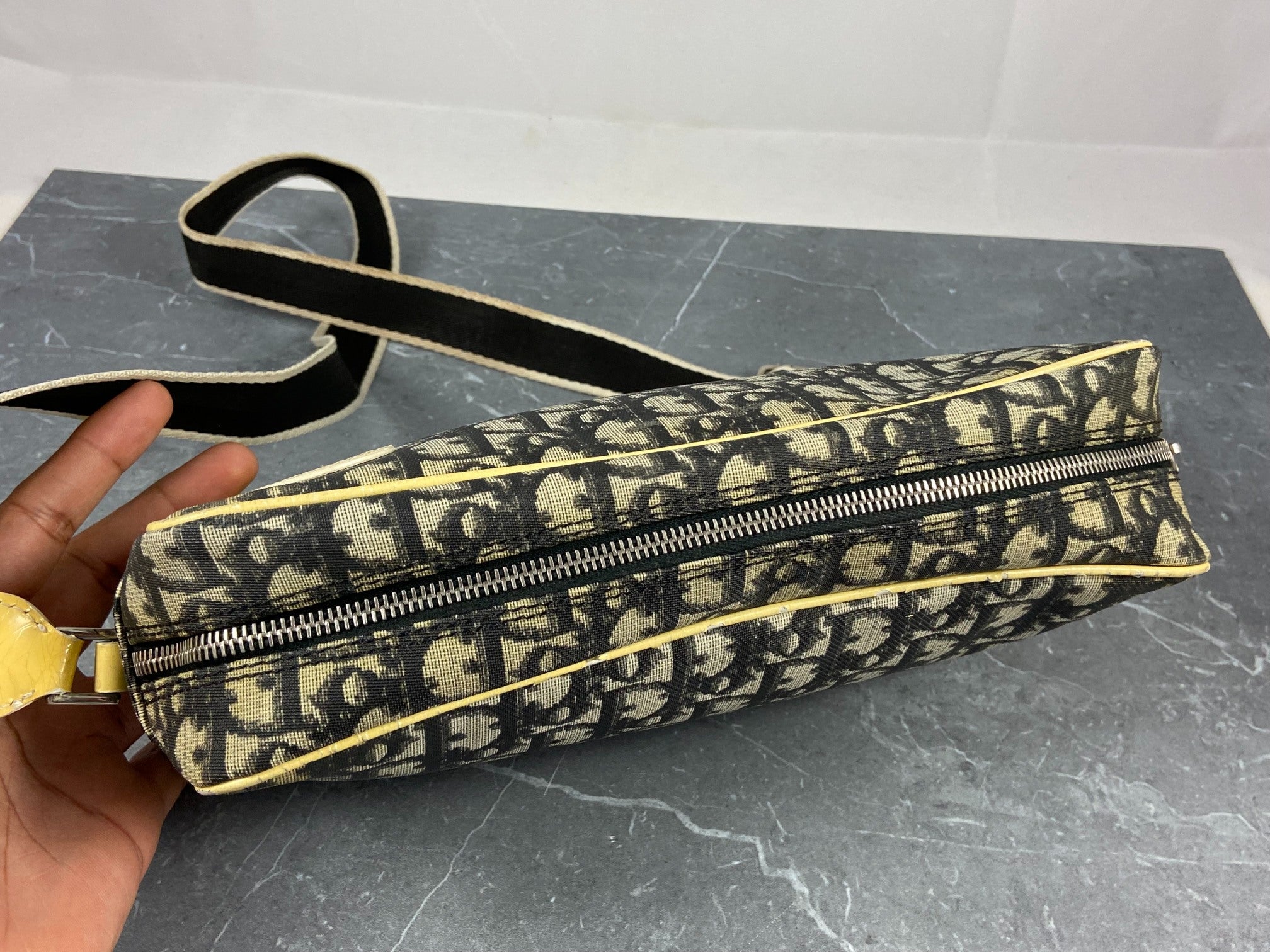 Christian Dior No. 2 Trotter Monogram Shoulder Bag