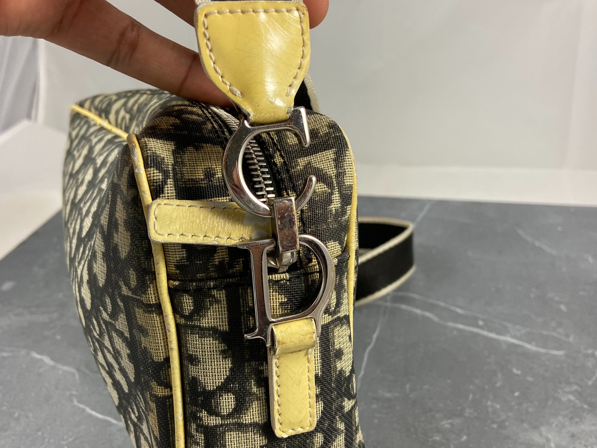 Christian Dior No. 2 Trotter Monogram Shoulder Bag