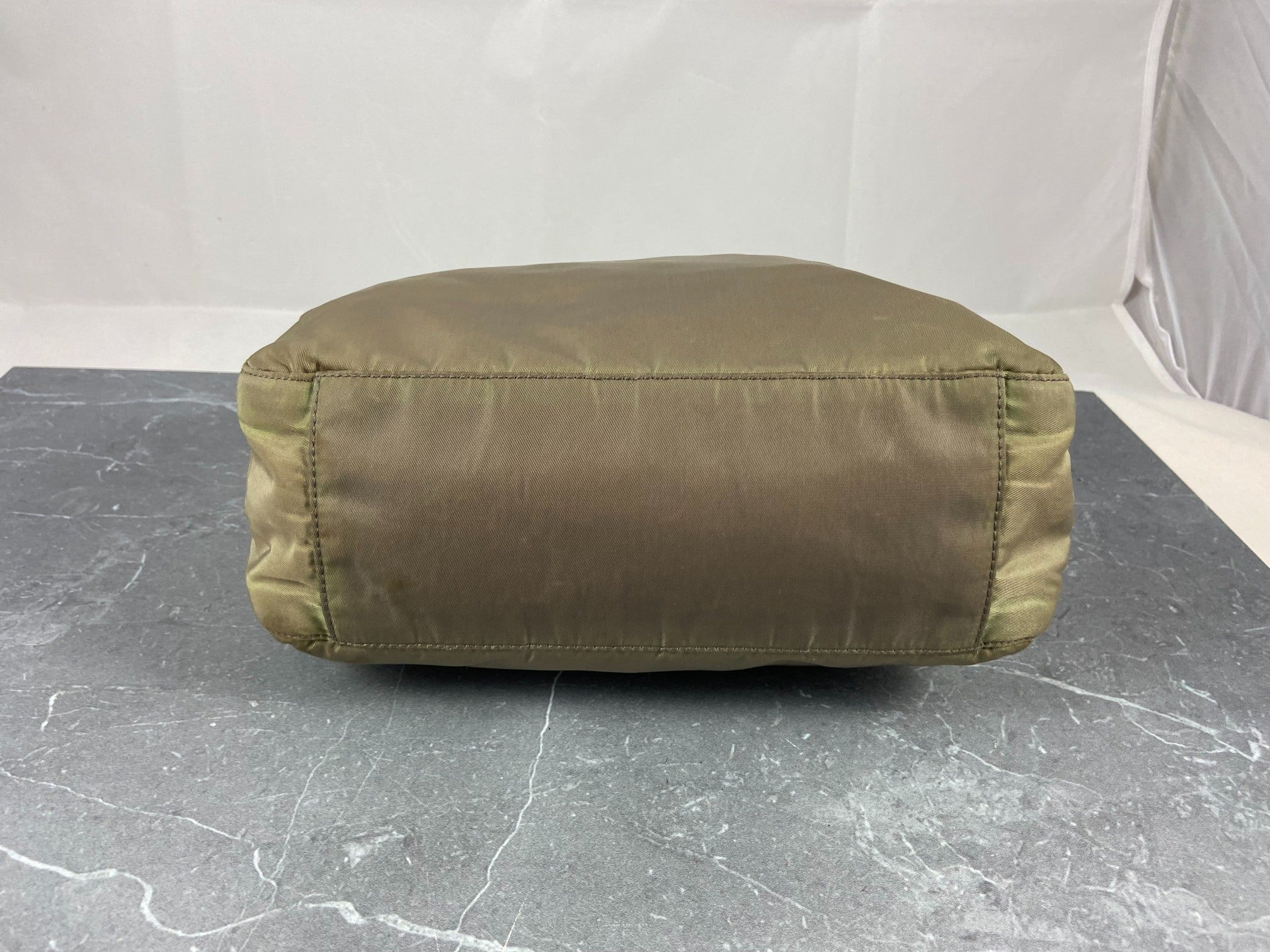 Prada Nylon Hand / Tote Bag Green