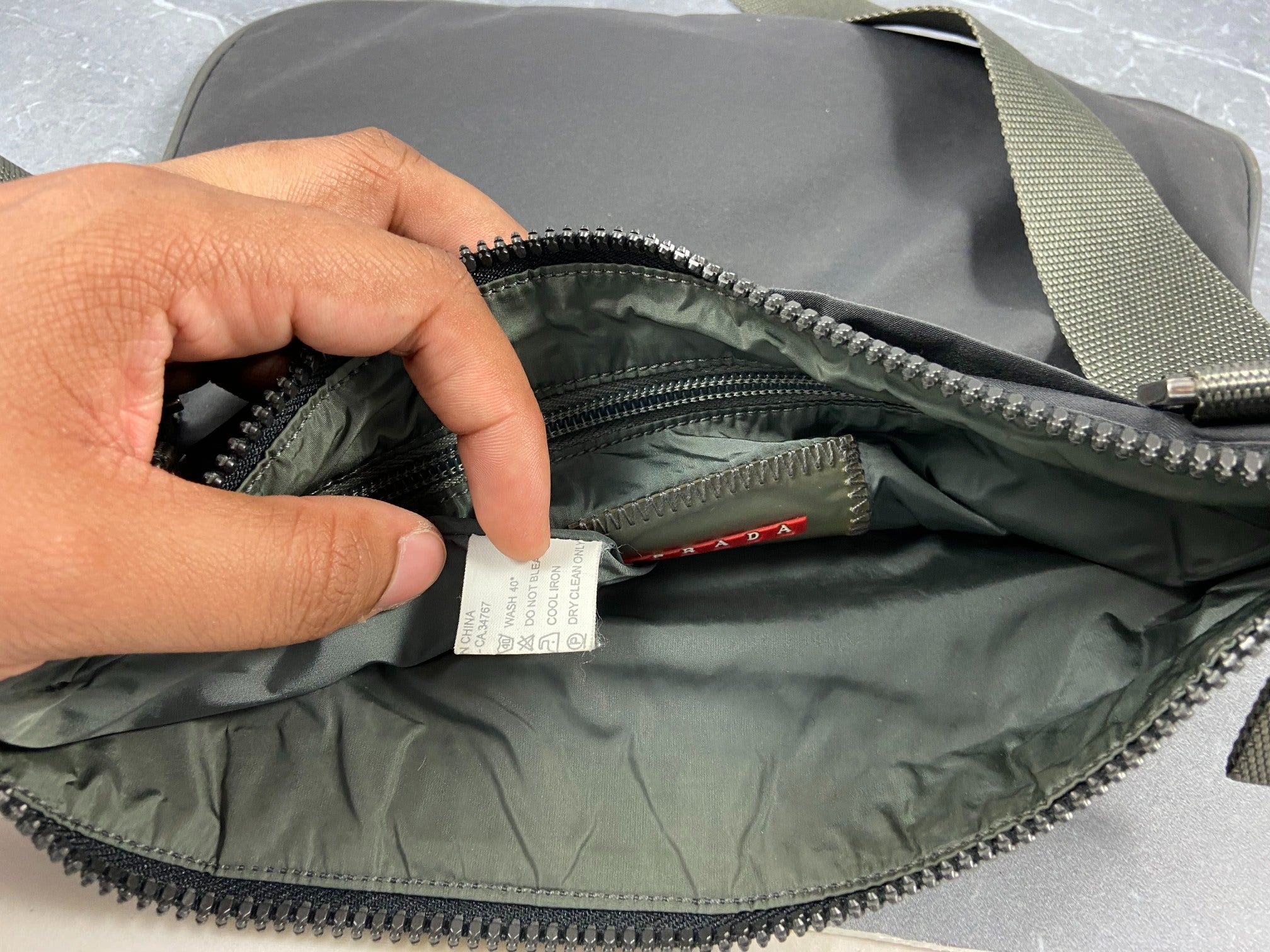 Prada Sport Shoulder / Messenger Bag Black