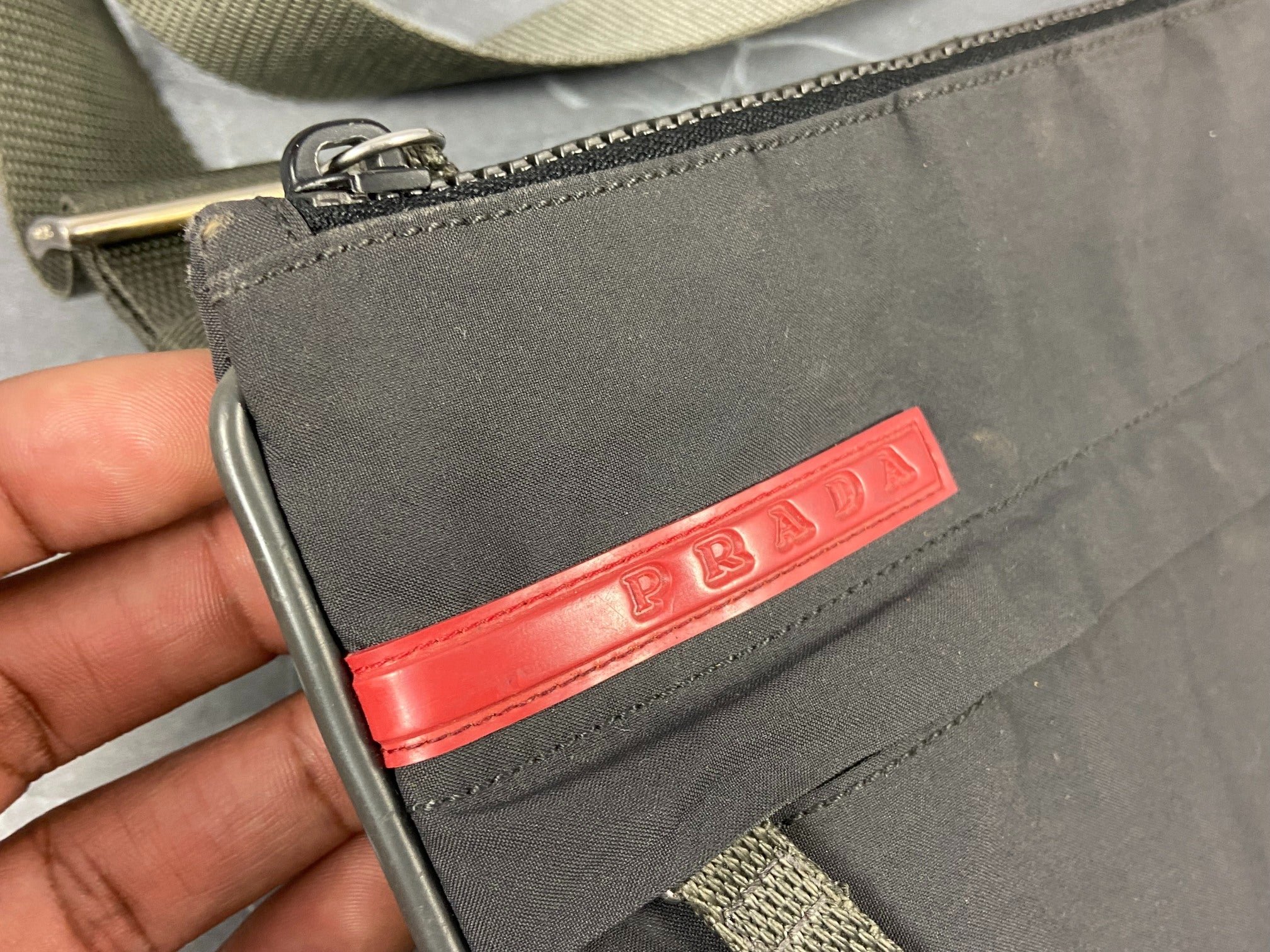 Prada Sport Shoulder / Messenger Bag Black