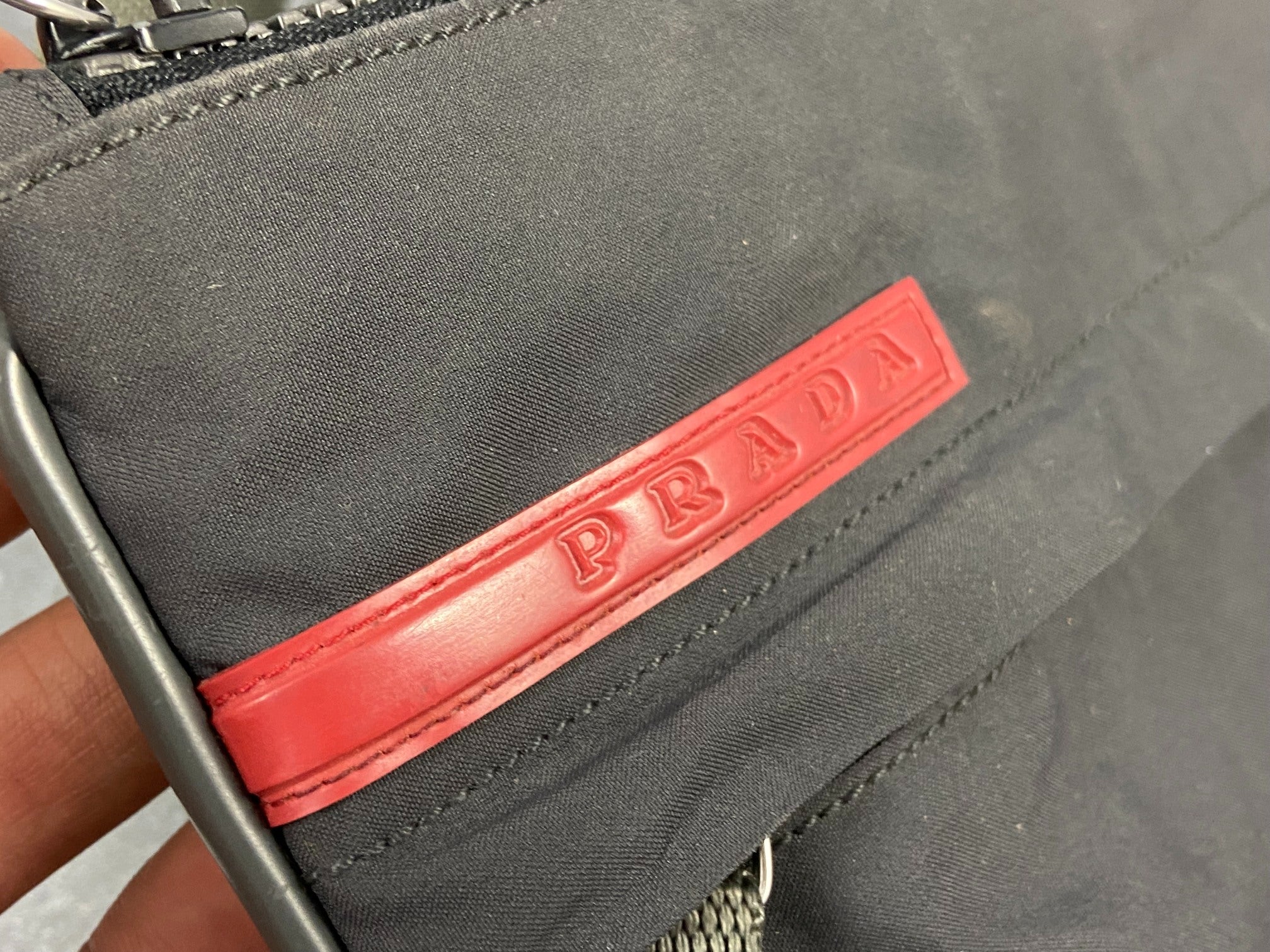 Prada Sport Shoulder / Messenger Bag Black
