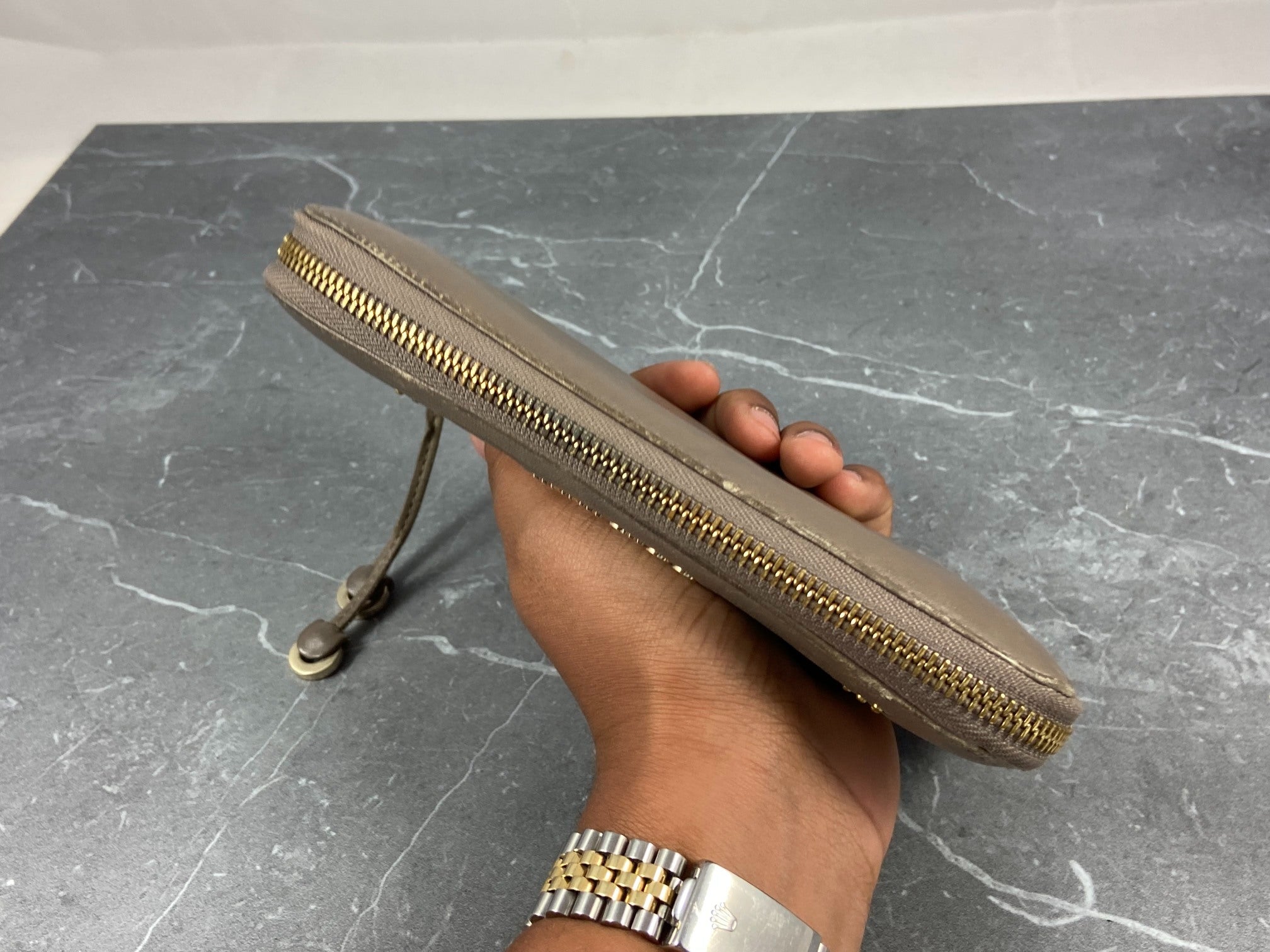 Jimmy Choo Long Zippy Wallet Black