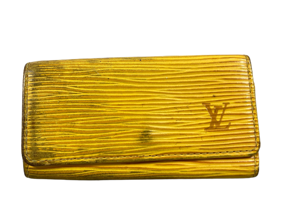 Louis Vuitton 4 Key Holder Yellow Epi Leather