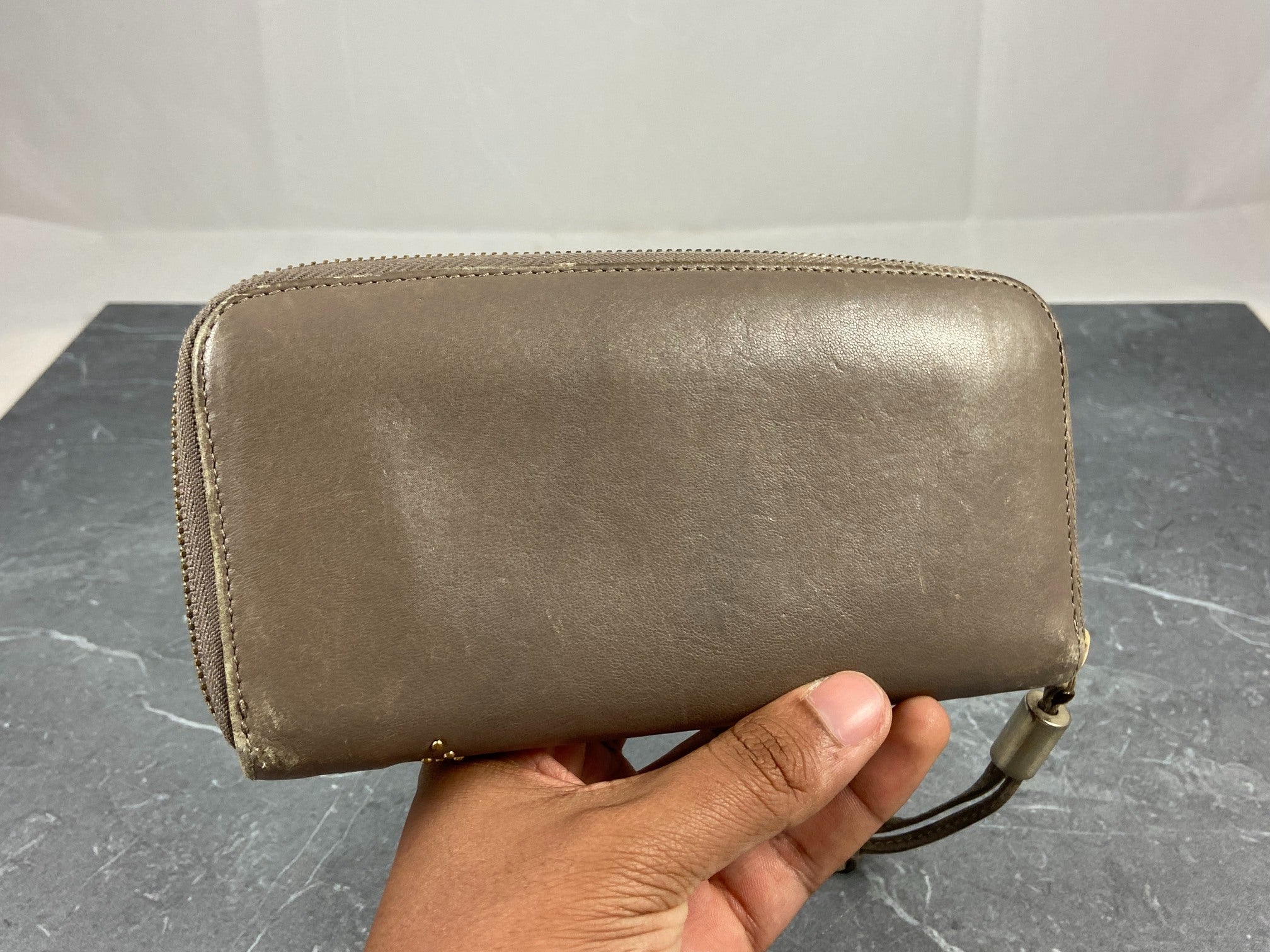 Jimmy Choo Long Zippy Wallet Black