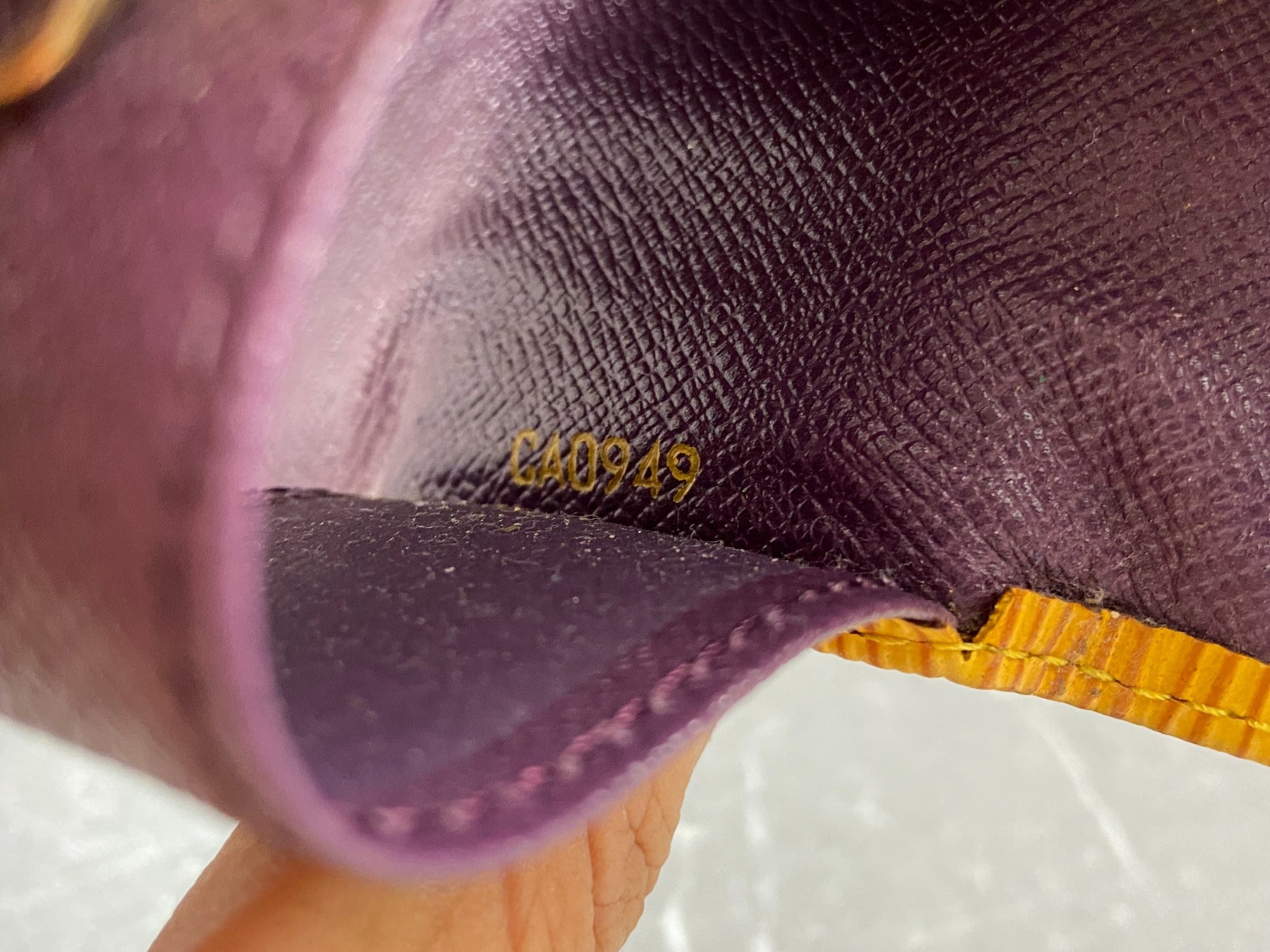 Louis Vuitton 4 Key Holder Yellow Epi Leather