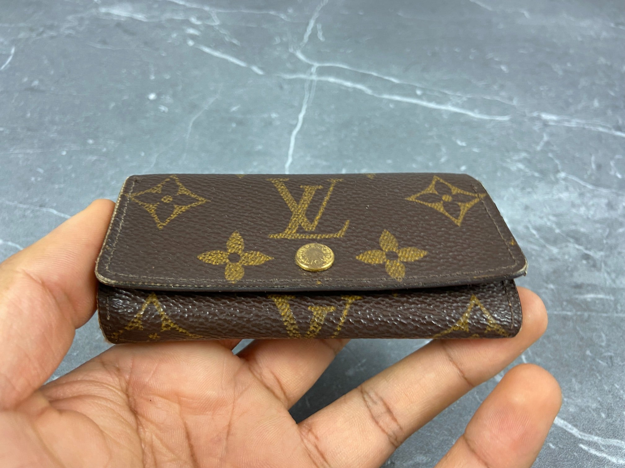 Louis Vuitton 4 Key Holder Monogram Canvas