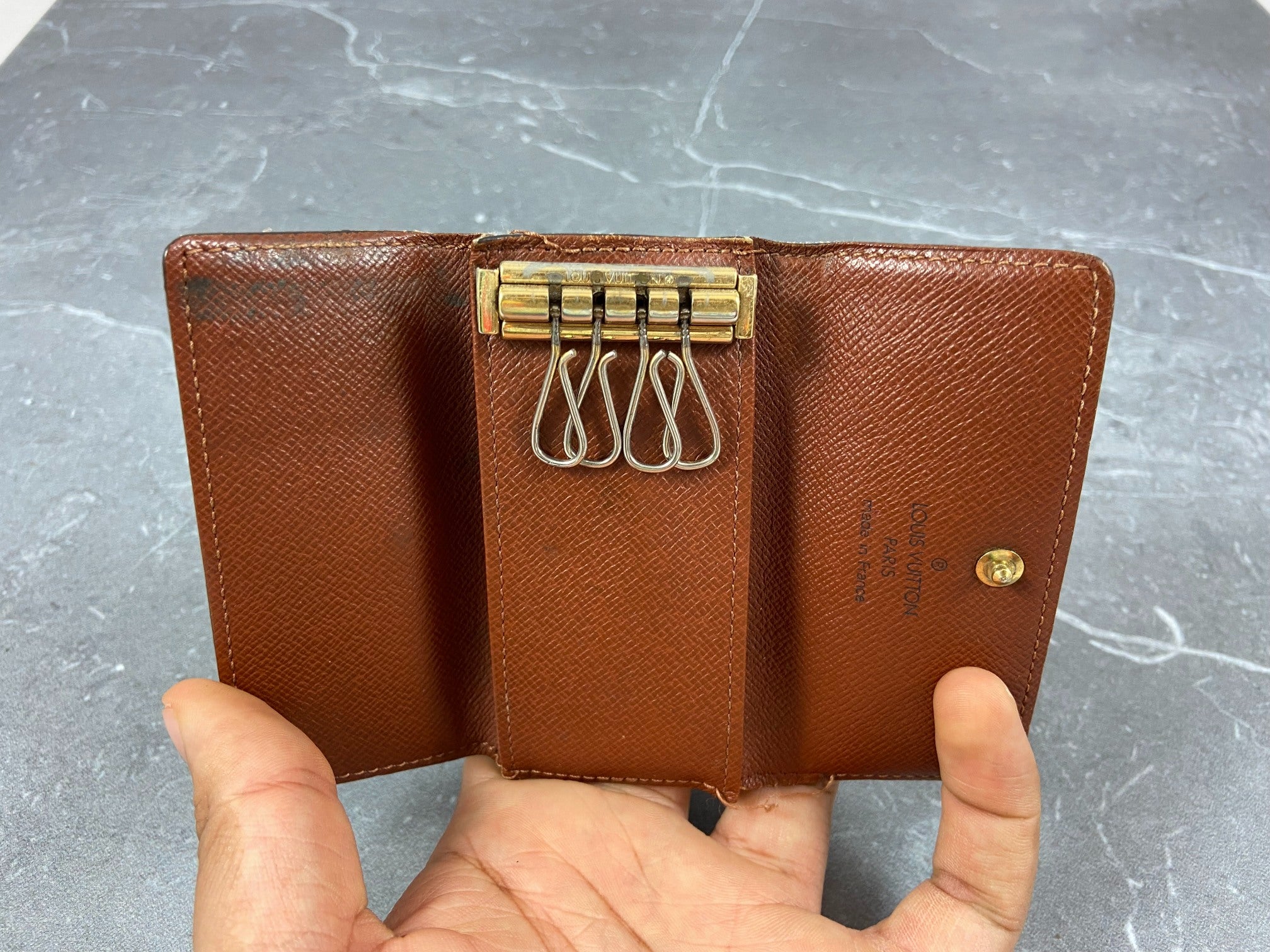 Louis Vuitton 4 Key Holder Monogram Canvas