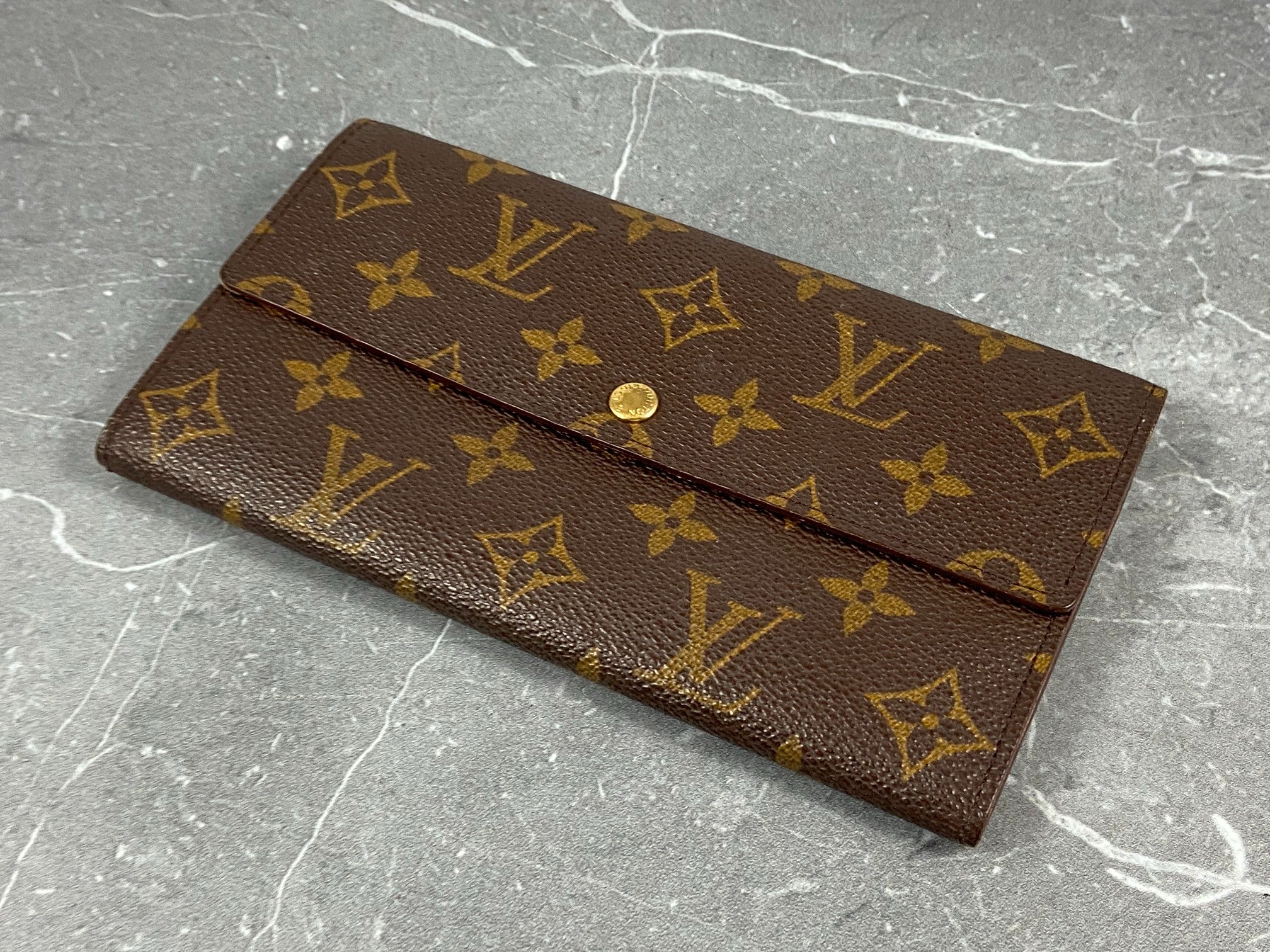 Louis Vuitton Sarah Wallet Monogram Canvas