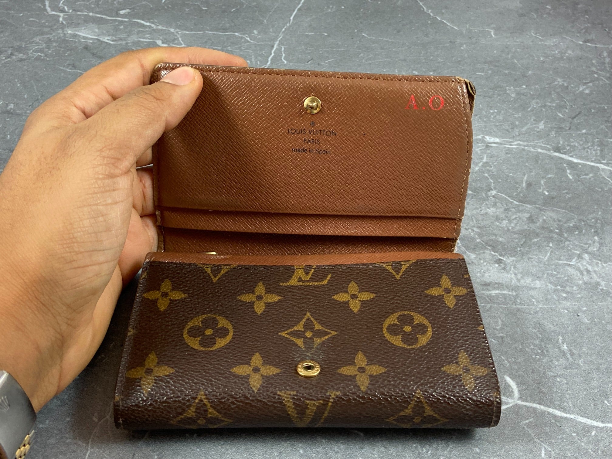 Louis Vuitton Porte-Monnaie Tresor Monogram Canvas