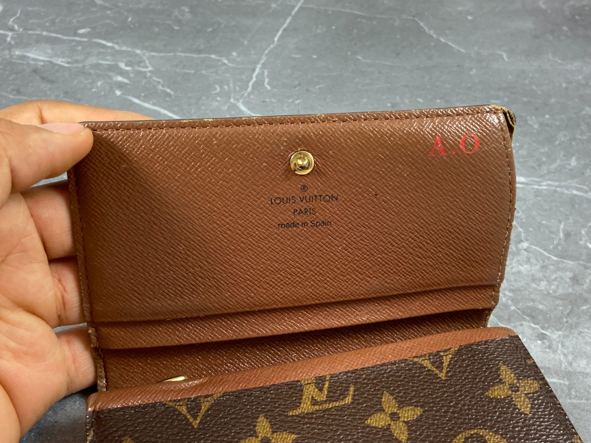 Louis Vuitton Porte-Monnaie Tresor Monogram Canvas