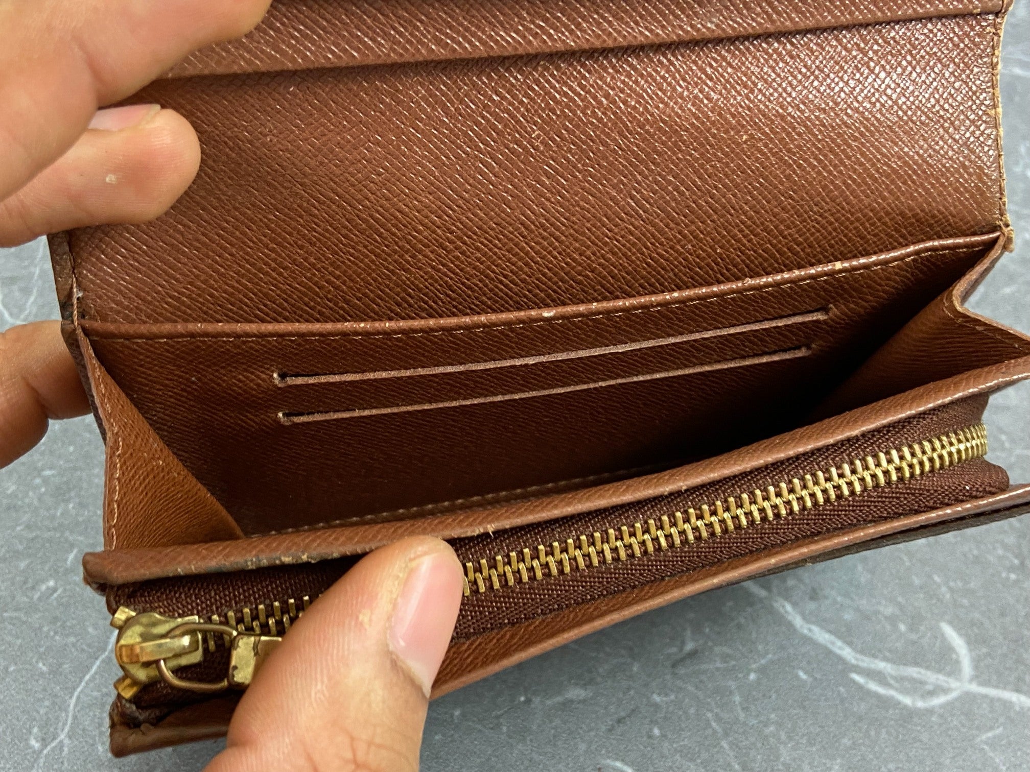 Louis Vuitton Porte-Monnaie Tresor Monogram Canvas