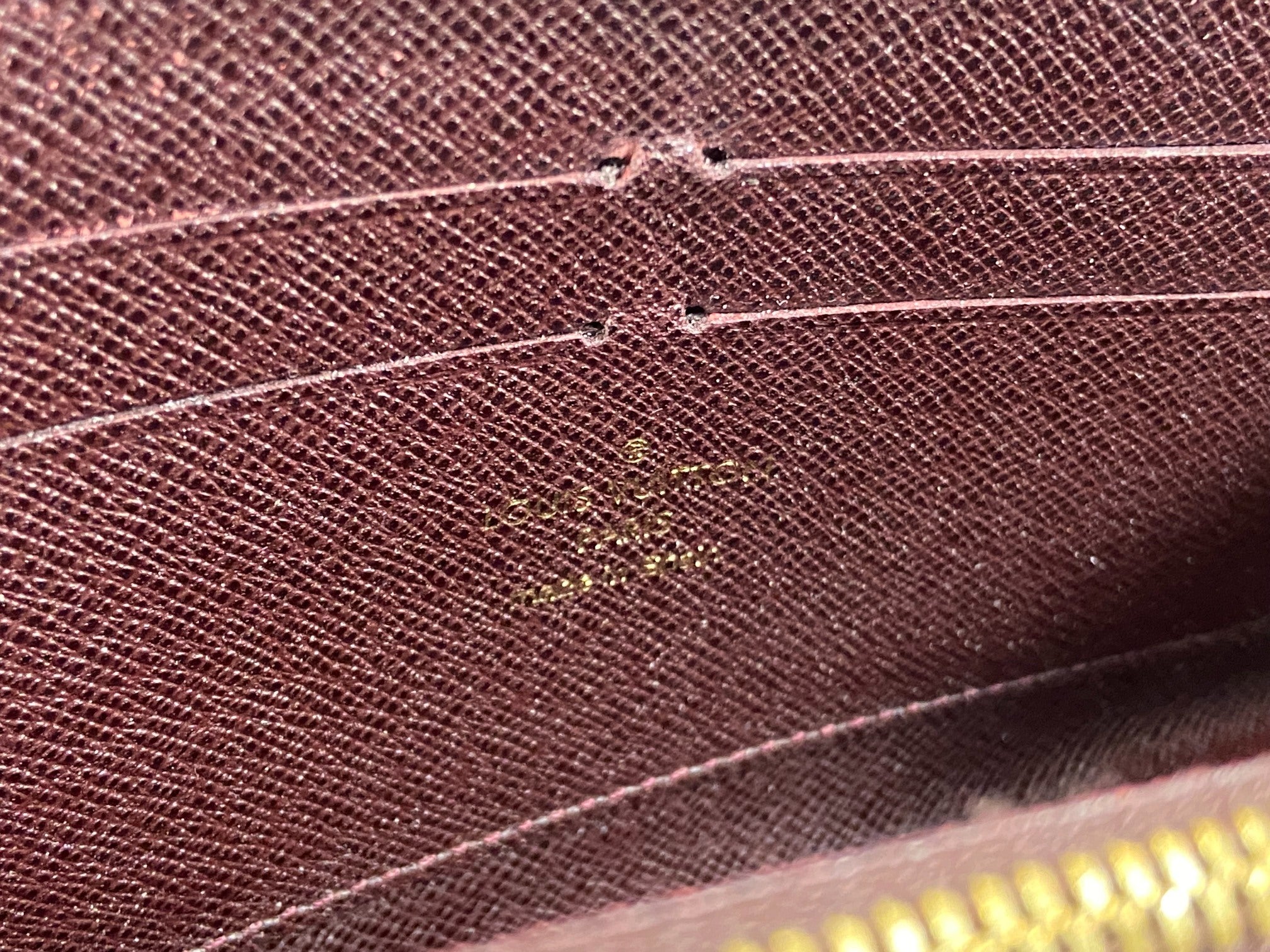 Louis Vuitton Zippy Wallet Beige Mini Lin Monogram