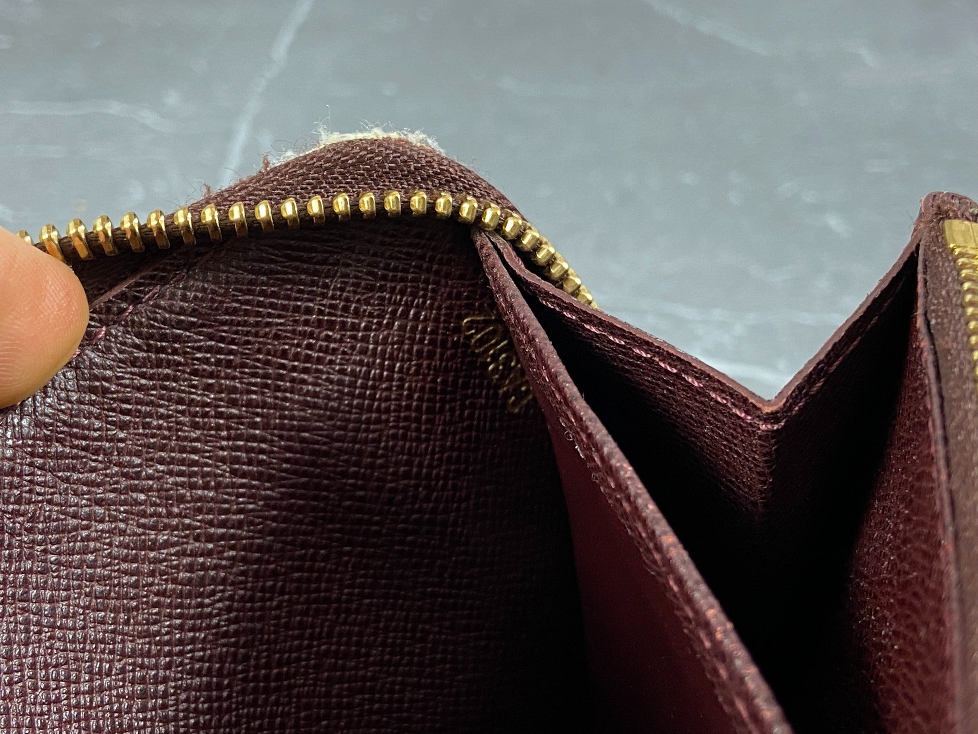 Louis Vuitton Zippy Wallet Beige Mini Lin Monogram