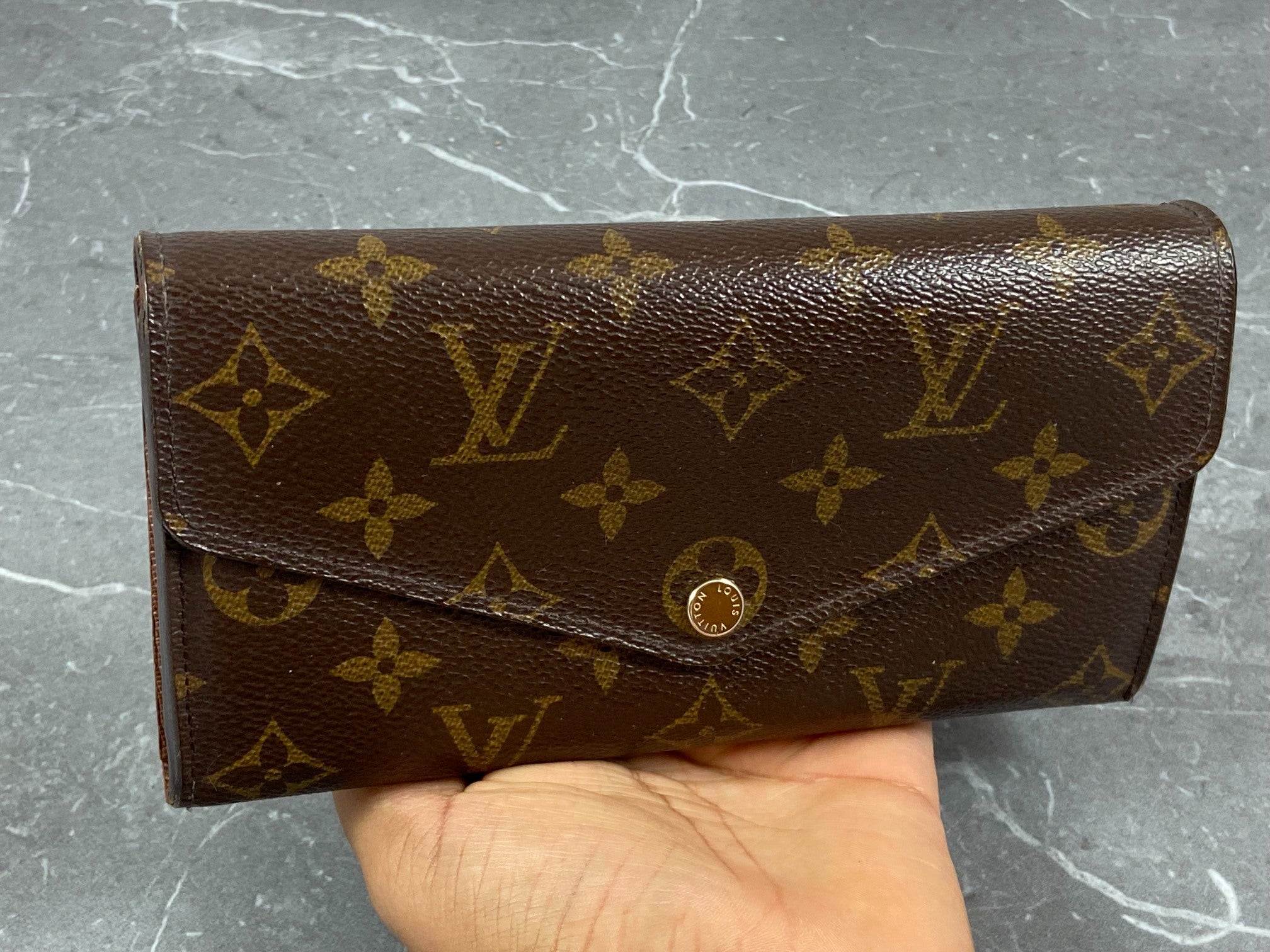 Louis Vuitton Sarah Wallet Monogram Canvas
