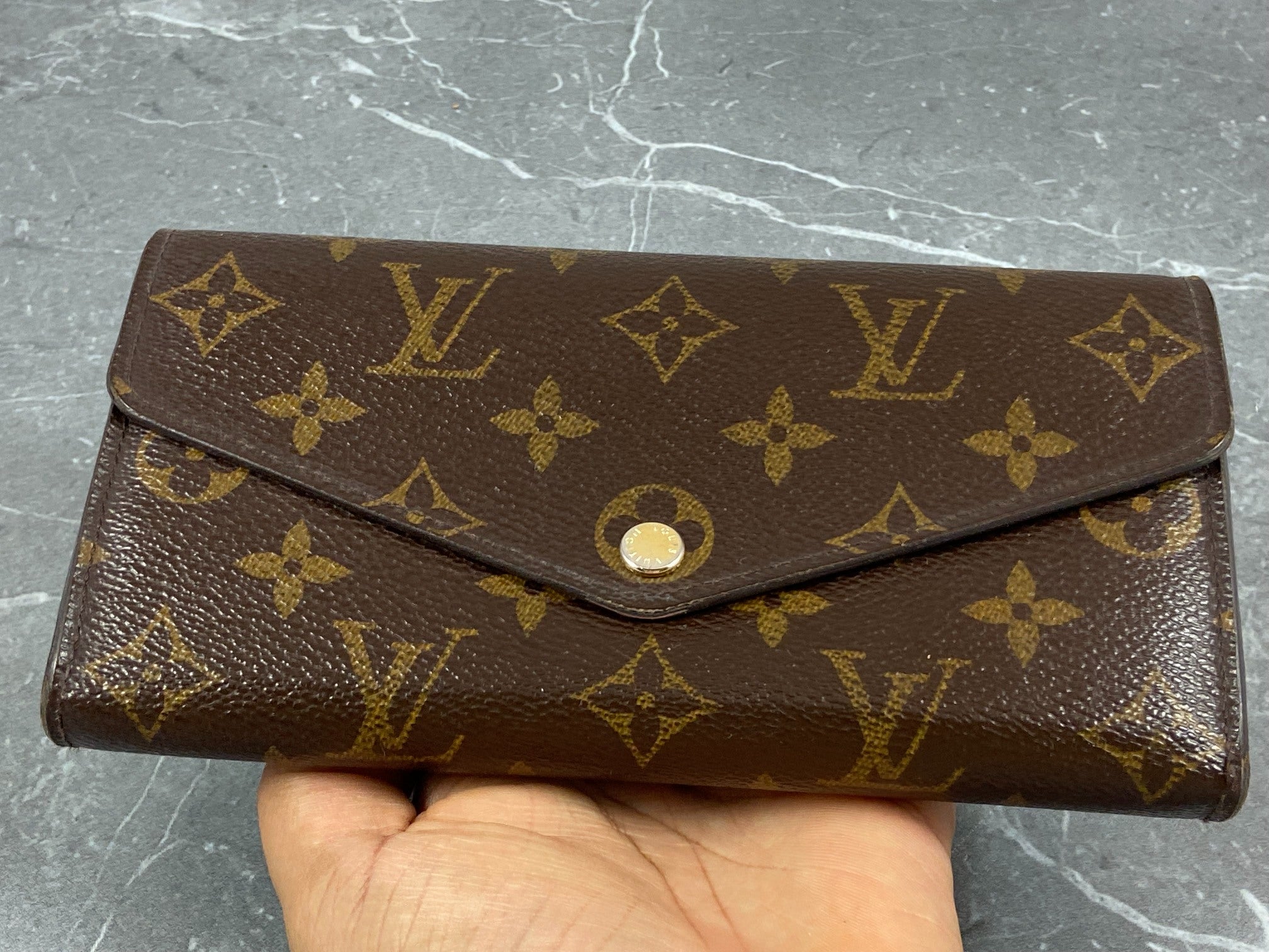 Louis Vuitton Sarah Wallet Monogram Canvas