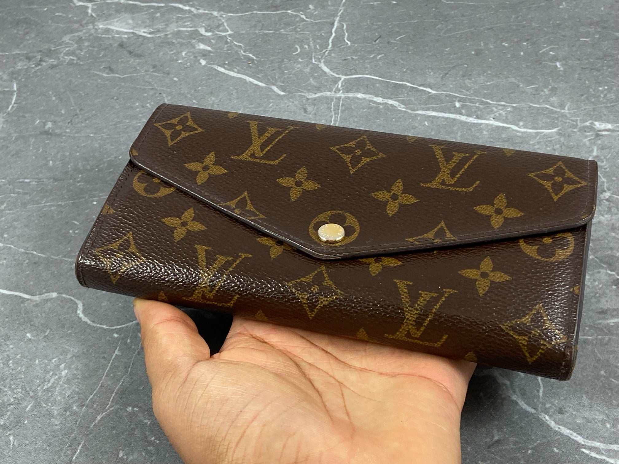 Louis Vuitton Sarah Wallet Monogram Canvas