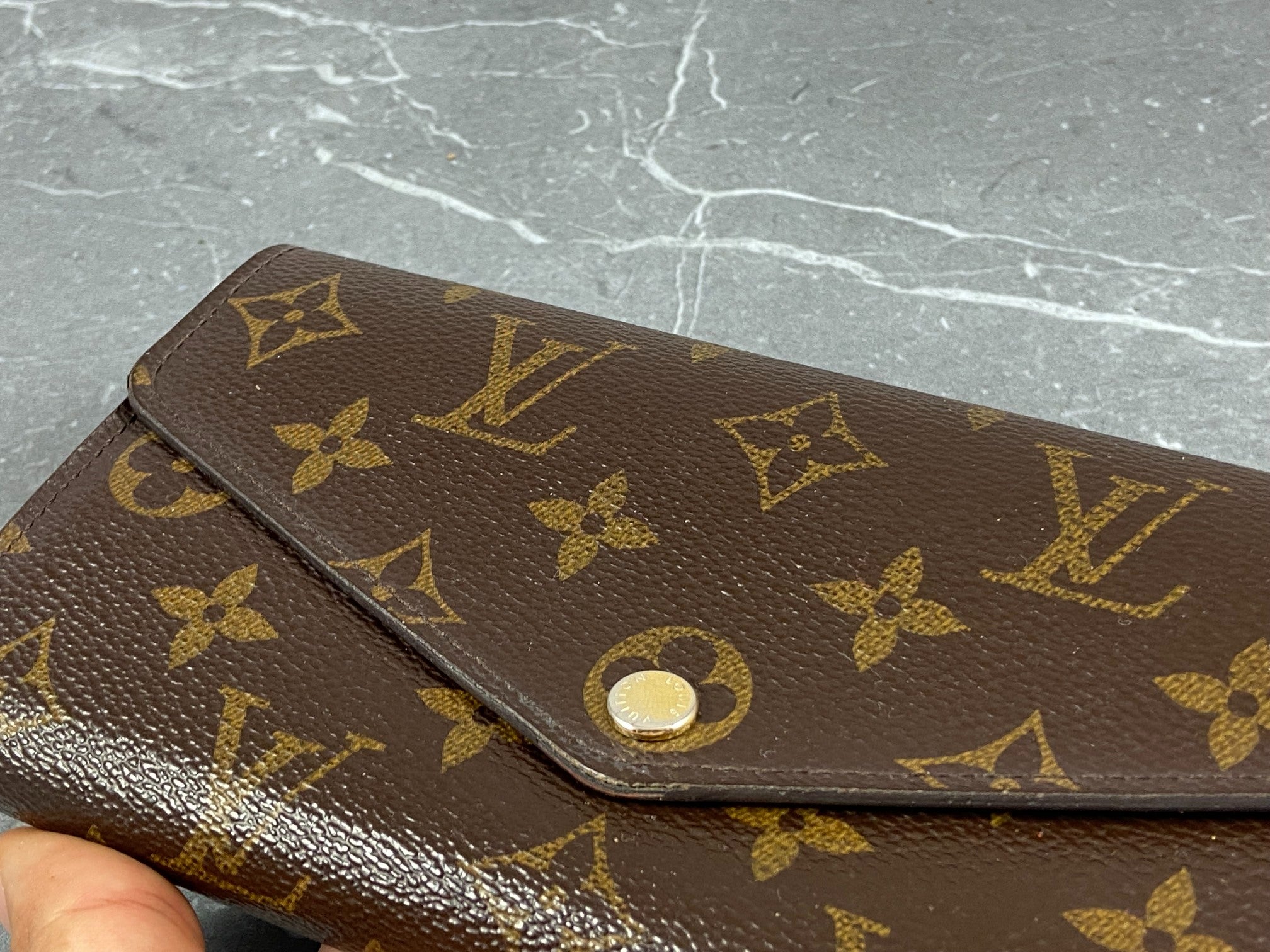 Louis Vuitton Sarah Wallet Monogram Canvas