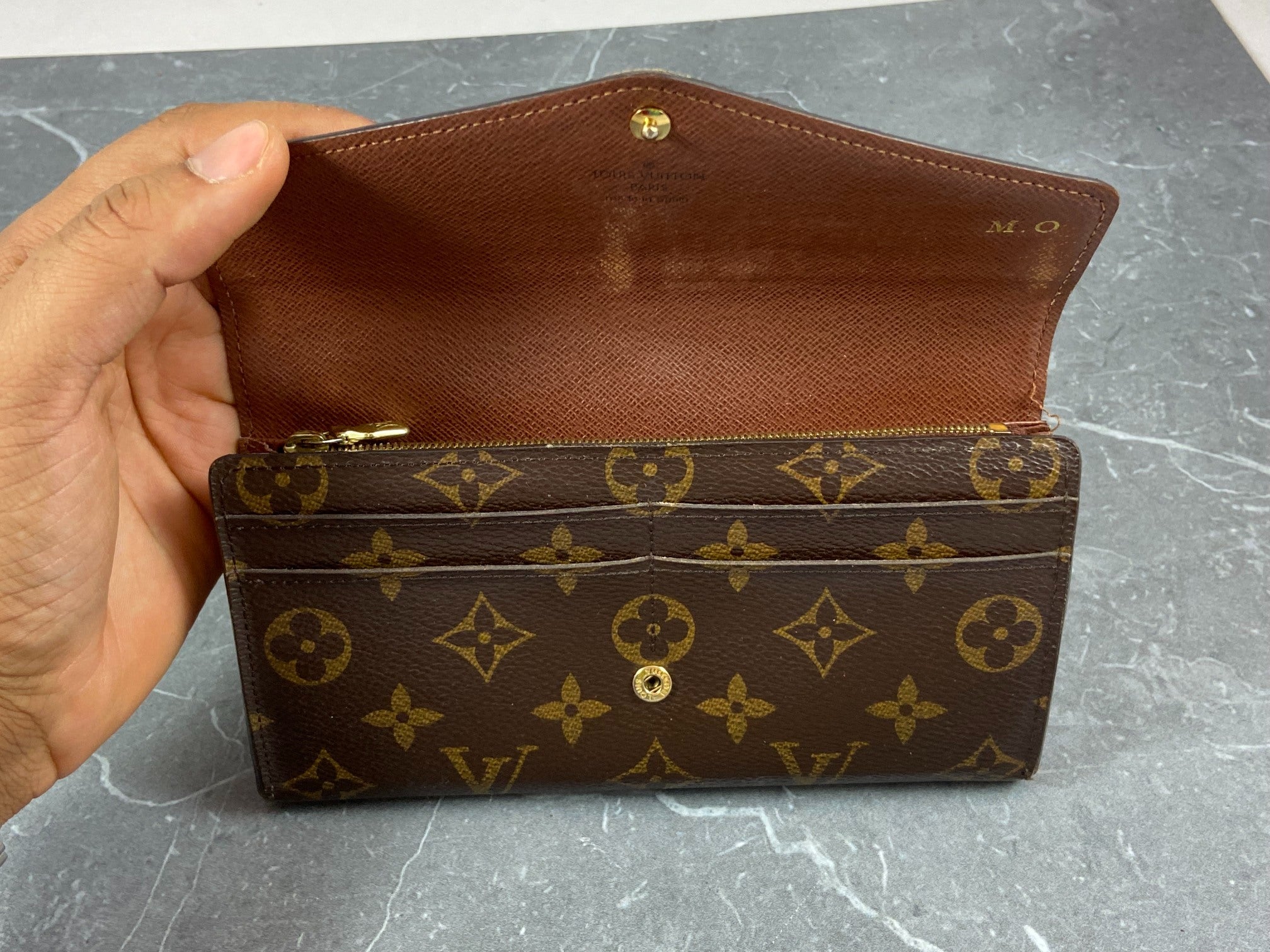 Louis Vuitton Sarah Wallet Monogram Canvas