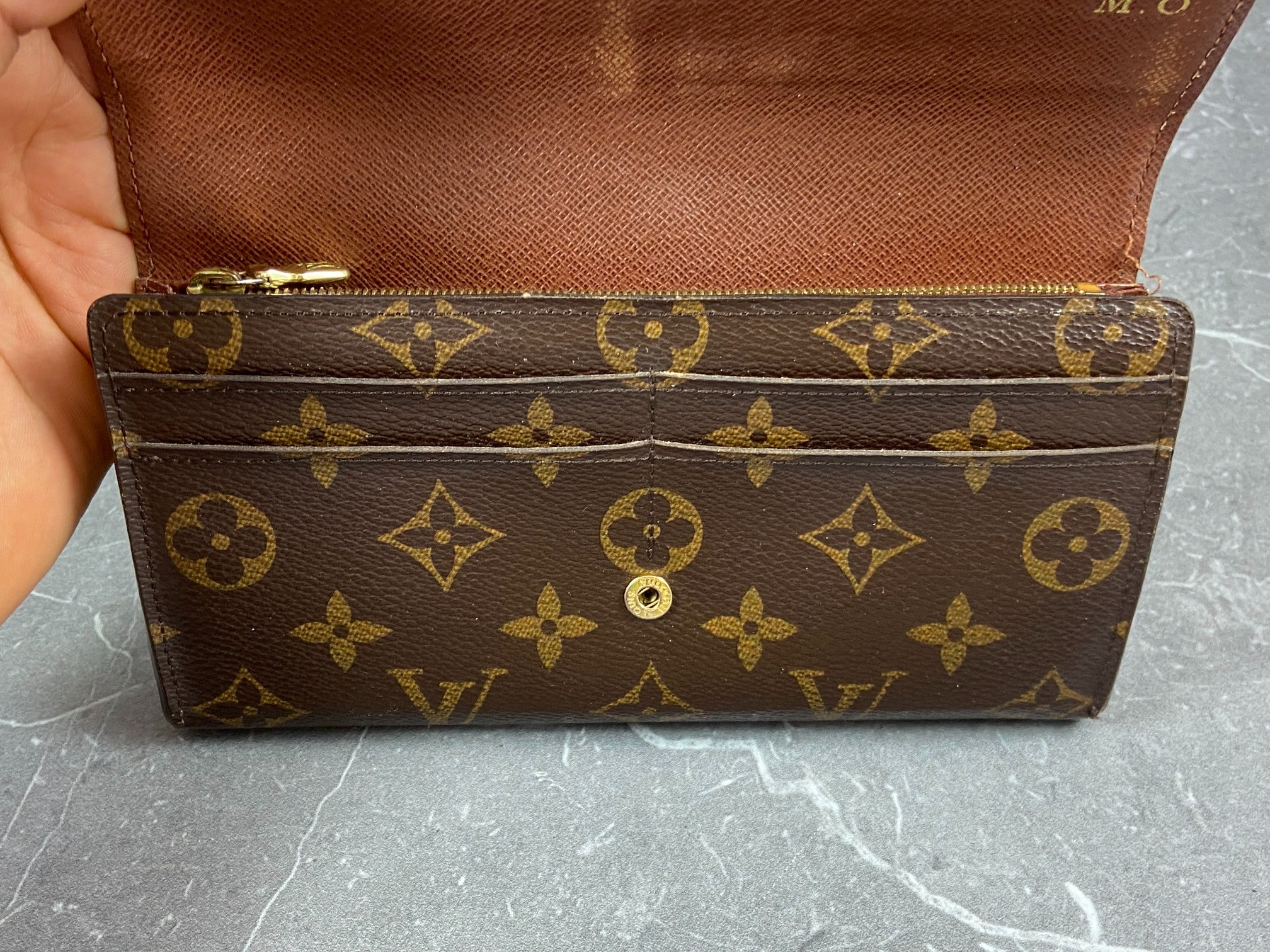 Louis Vuitton Sarah Wallet Monogram Canvas