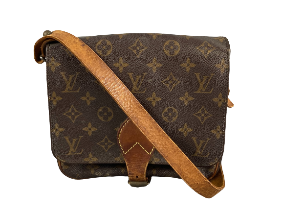 Louis Vuitton Cartouchière MM Shoulder Bag Monogram Canvas