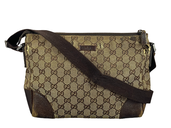 Gucci Shoulder / Messenger Bag Beige GG Monogram