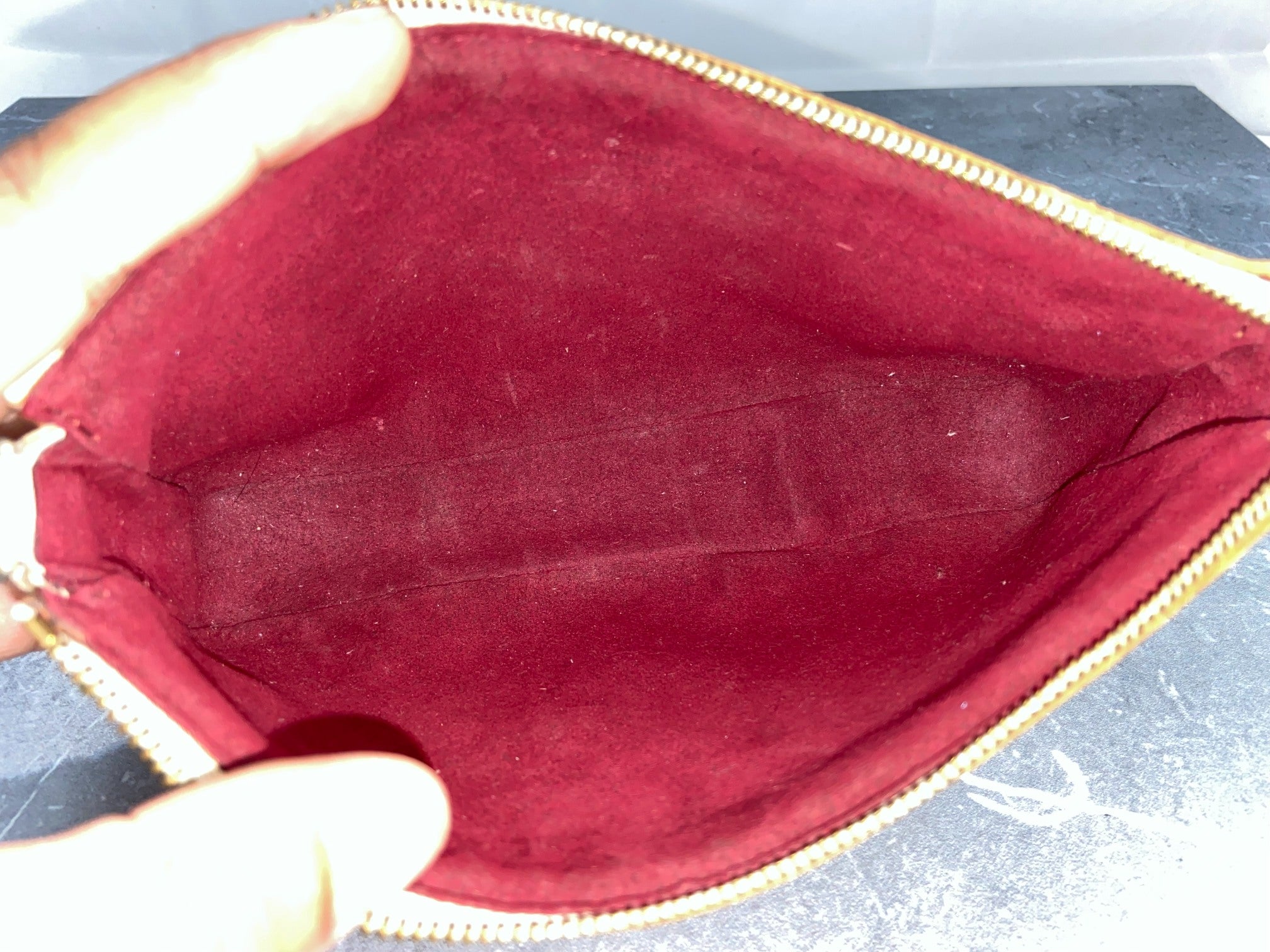 Louis Vuitton Takashi Murakami Multicolor Pochette Accessoires White