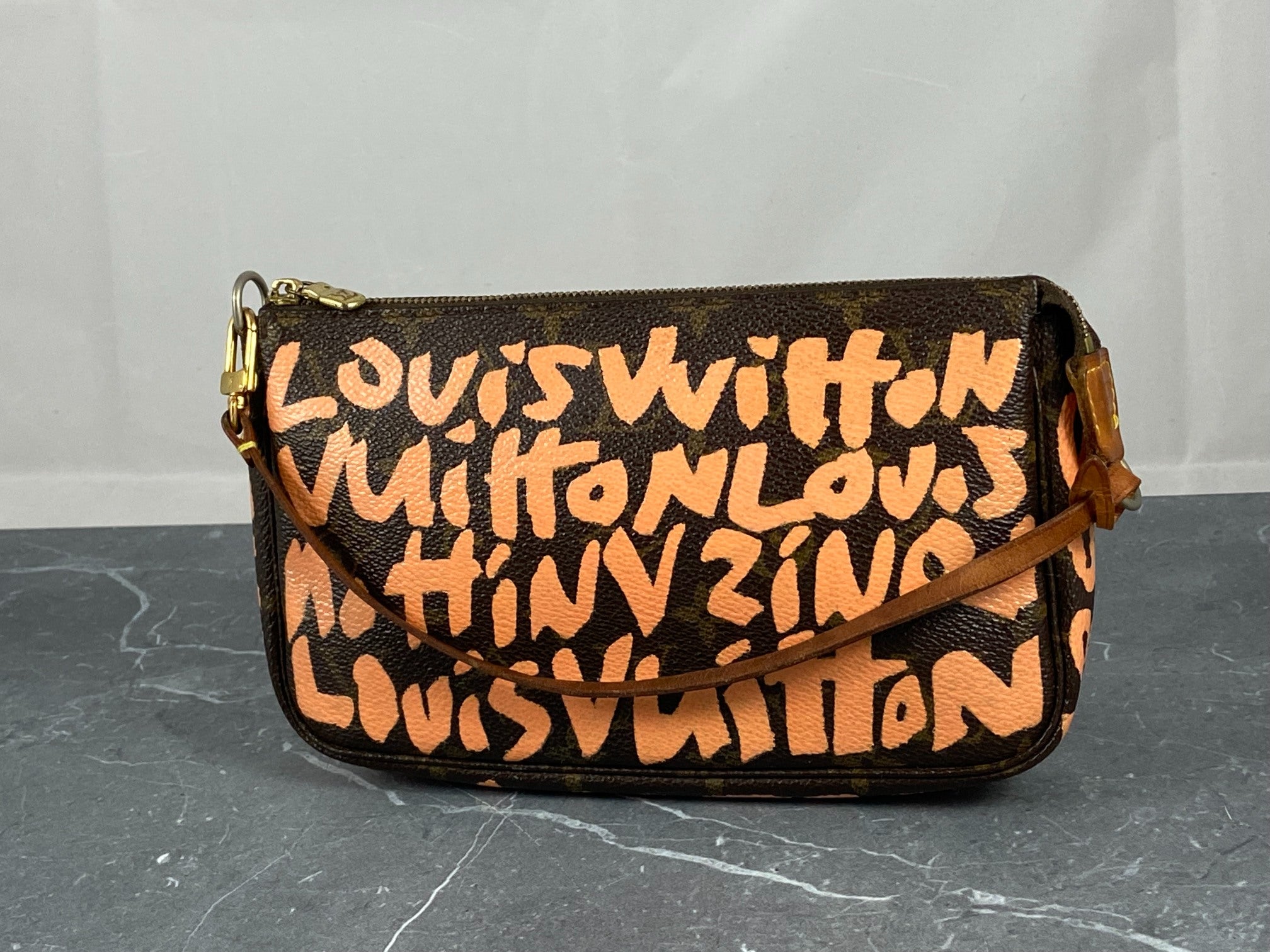 Louis Vuitton x Stephen Sprouse Pochette Accessoires Graffiti Orange