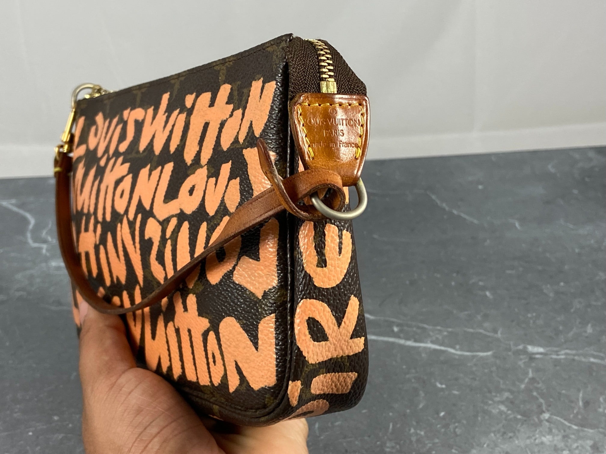 Louis Vuitton x Stephen Sprouse Pochette Accessoires Graffiti Orange