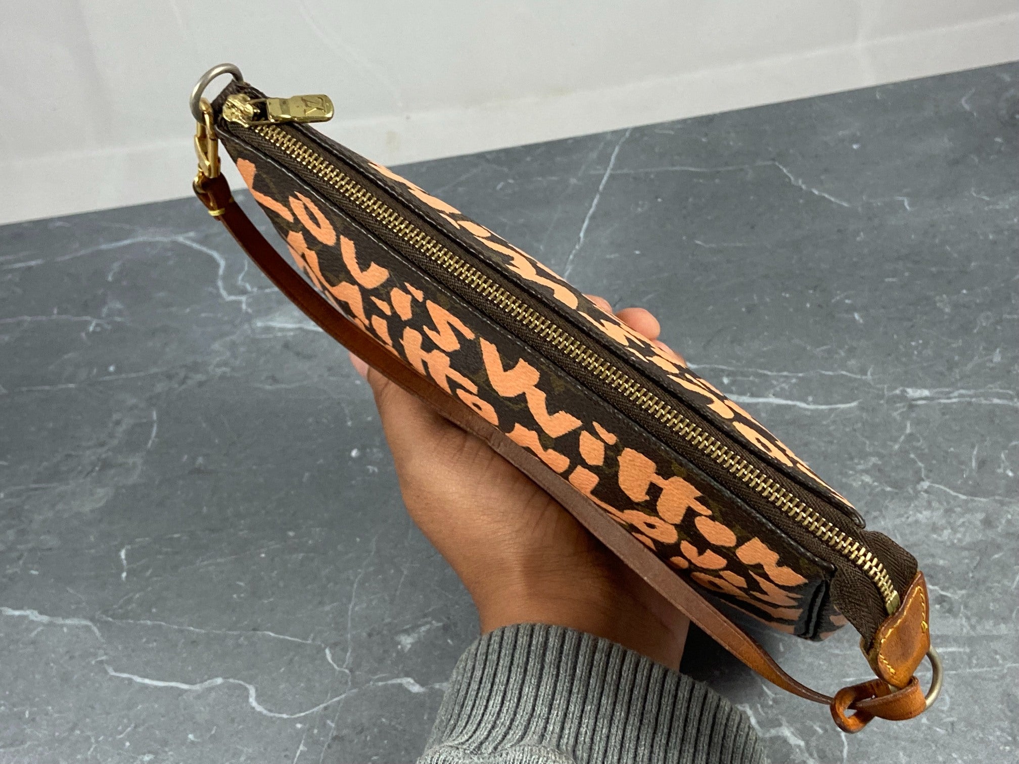 Louis Vuitton x Stephen Sprouse Pochette Accessoires Graffiti Orange