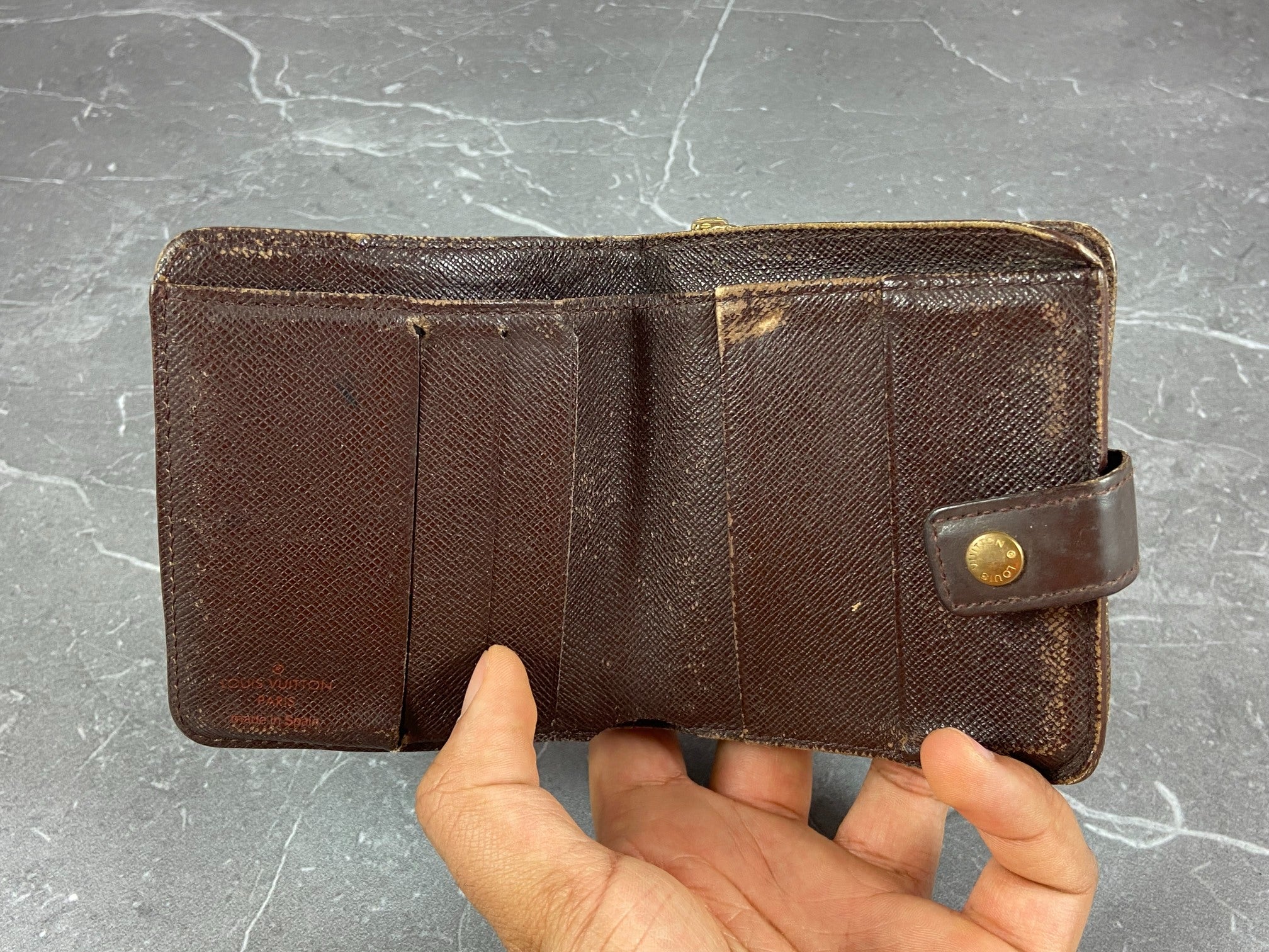 Louis Vuitton Monogram Canvas Zip Around Wallet