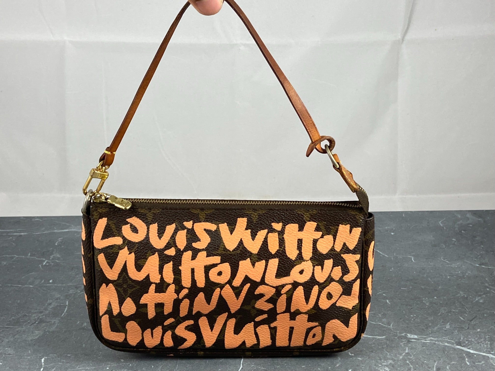 Louis Vuitton x Stephen Sprouse Pochette Accessoires Graffiti Orange