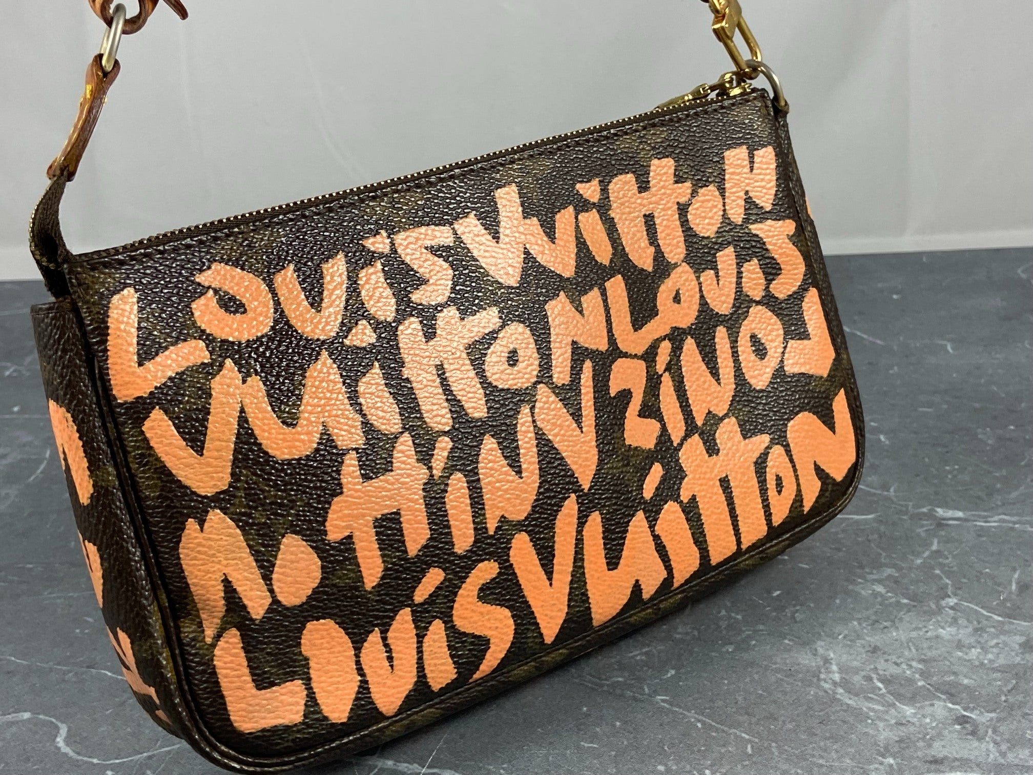 Louis Vuitton x Stephen Sprouse Pochette Accessoires Graffiti Orange