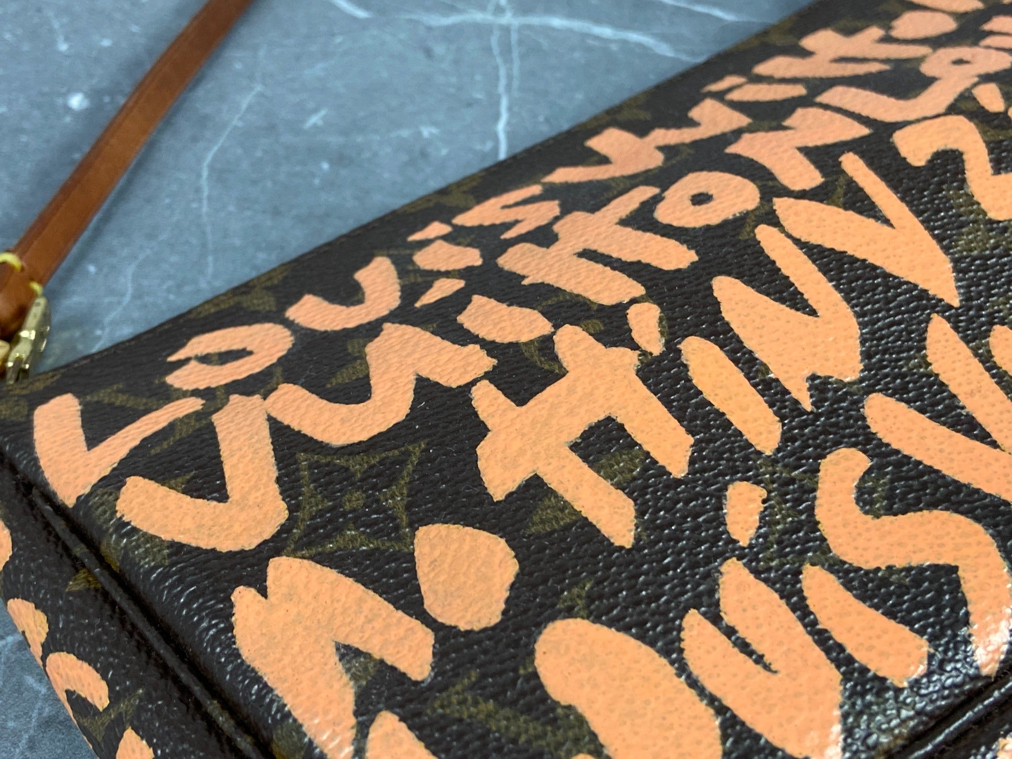 Louis Vuitton x Stephen Sprouse Pochette Accessoires Graffiti Orange