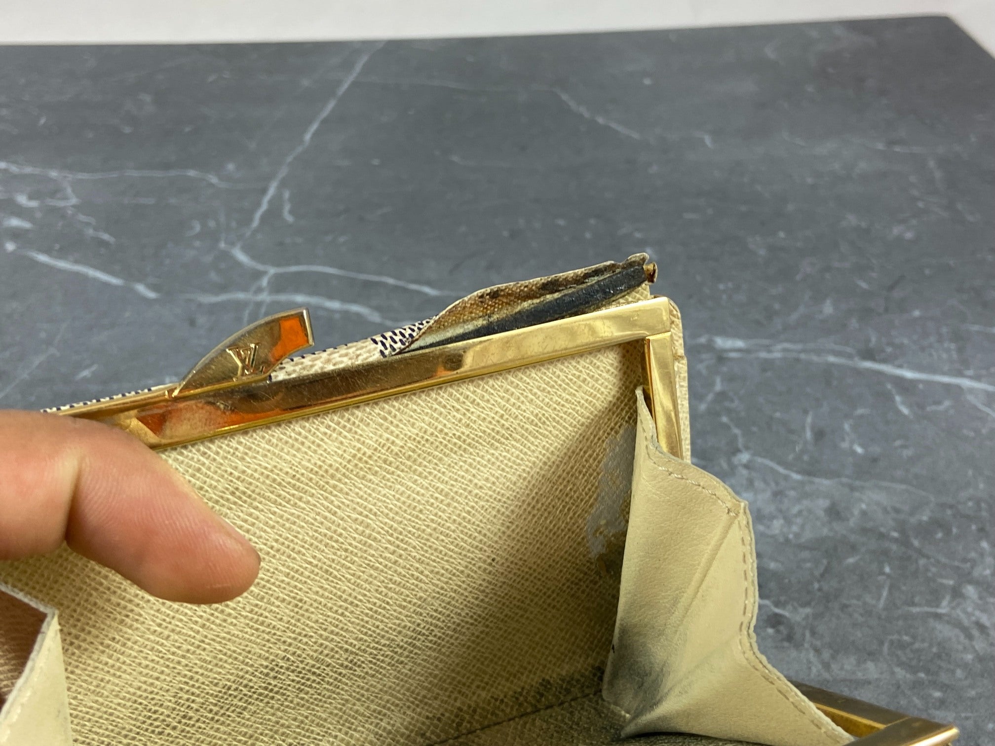 Louis Vuitton French Compact Wallet Monogram Canvas