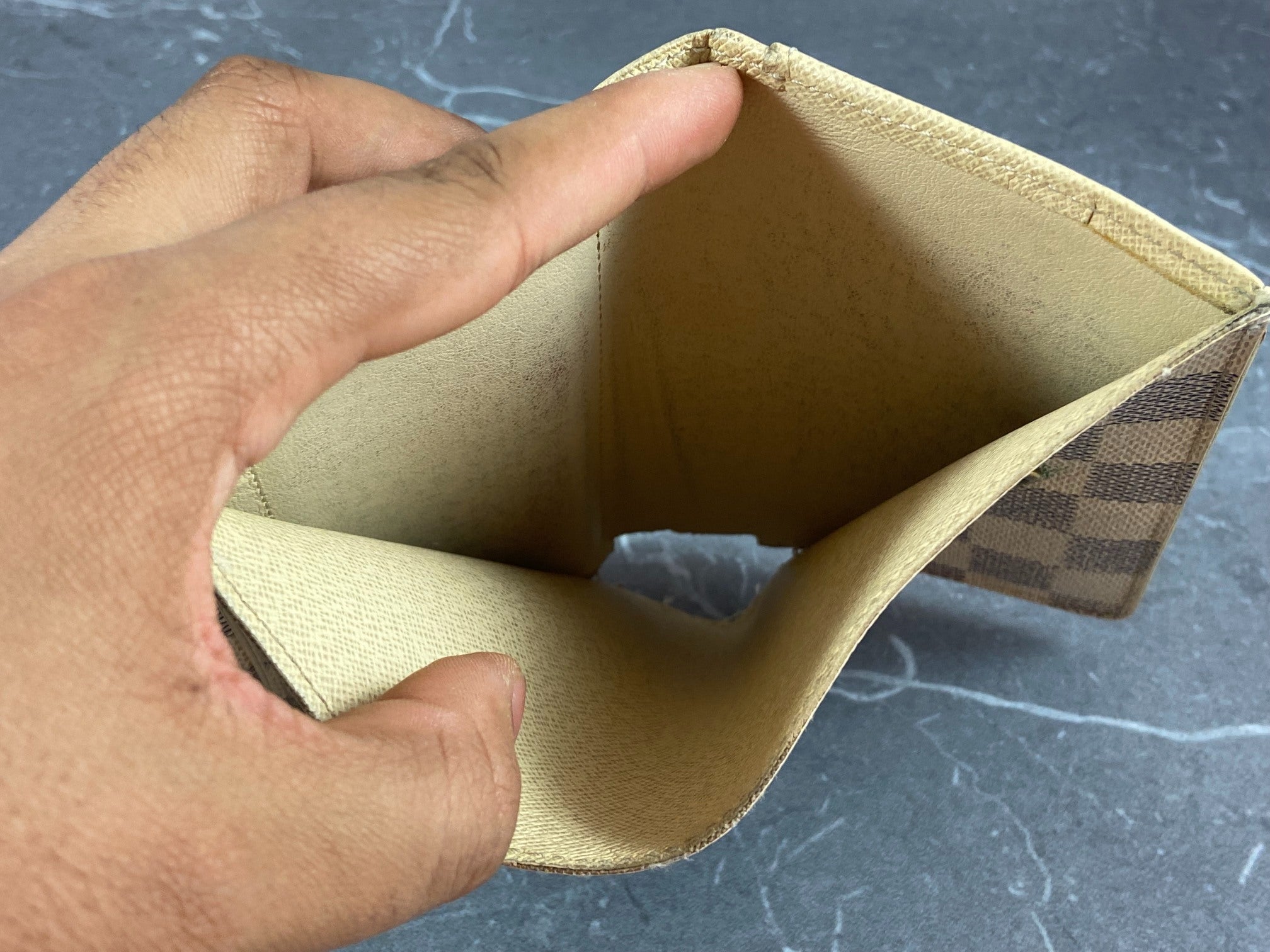 Louis Vuitton French Compact Wallet Monogram Canvas