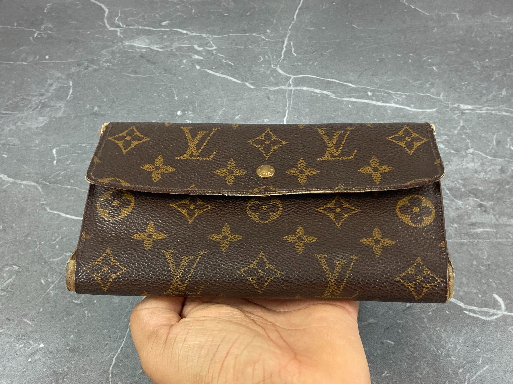 Louis Vuitton Porte Tresor International Wallet Monogram Canvas