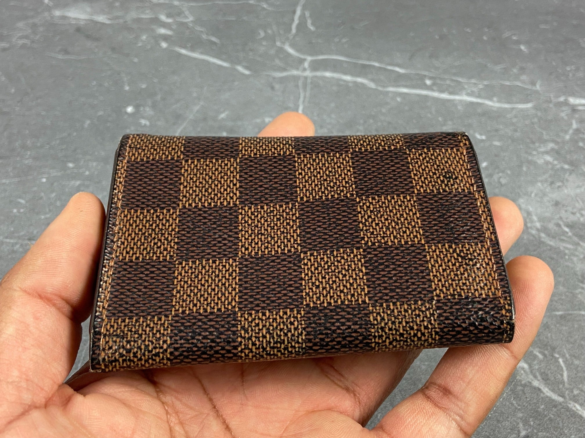 Louis Vuitton 6 Key Holder Damier Ebene Canvas